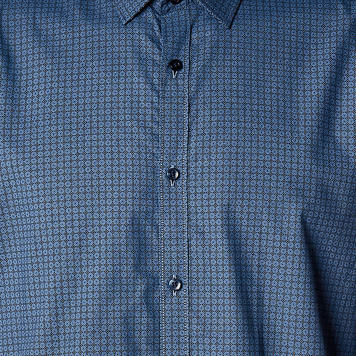 Men Regular Fit Collared Printed Long Sleeves Shirt-men-clothing-shirts-image-2