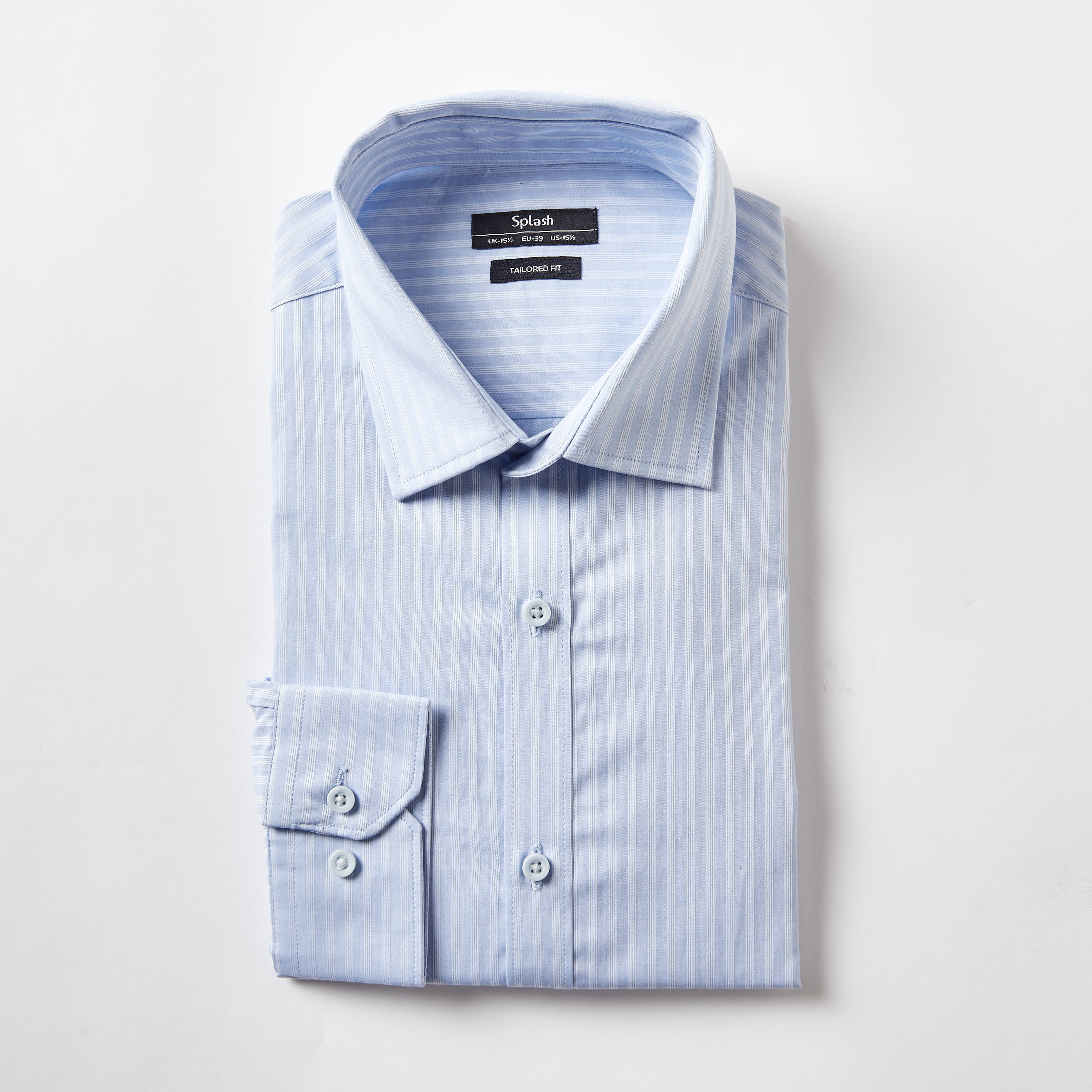 قميص رجالي مخطط بأكمام طويلة وياقة وقصة عادية-men-clothing-shirts-image-5