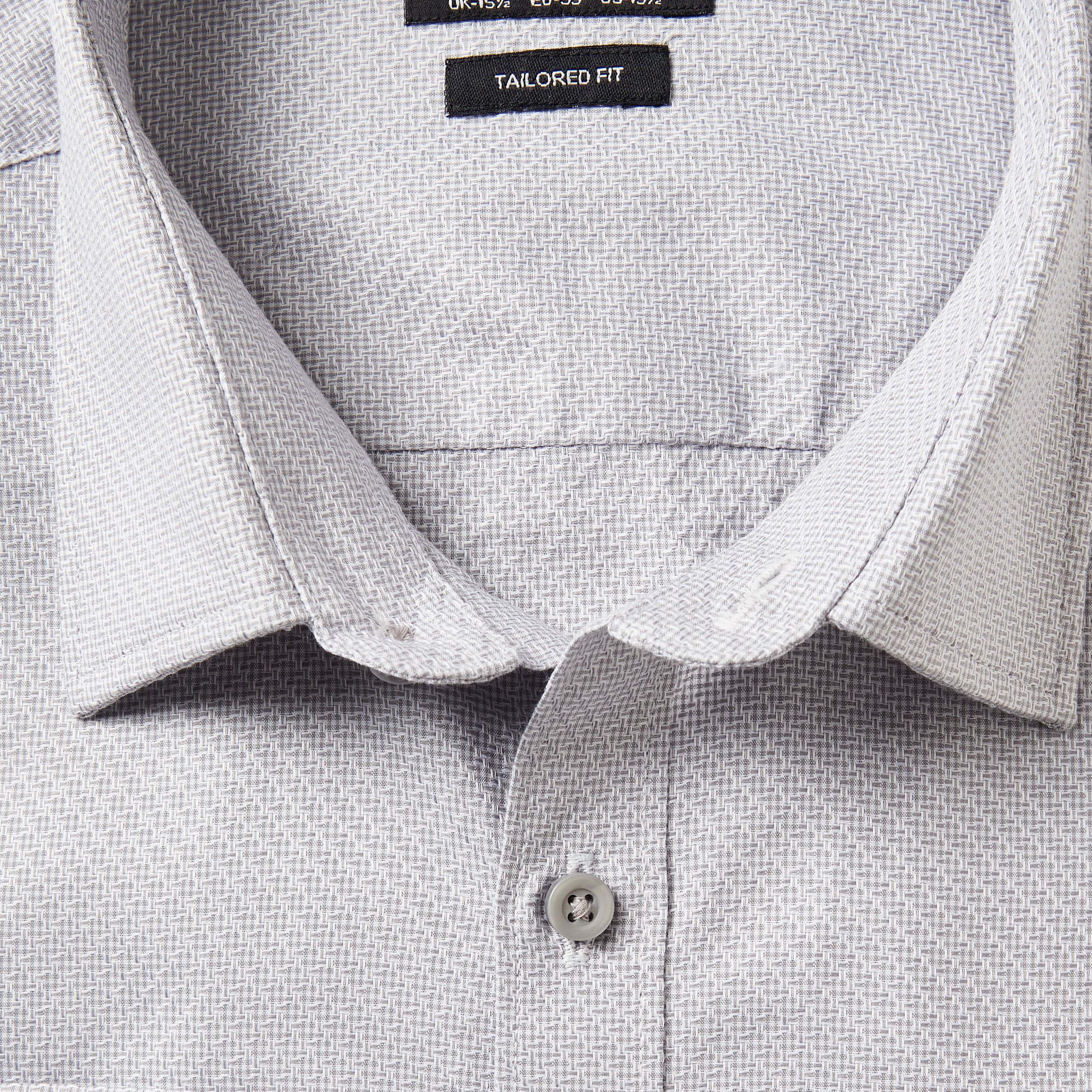 قميص بارز الملمس بقصة عادية وياقة وأكمام طويلة للرجال-men-clothing-shirts-image-7