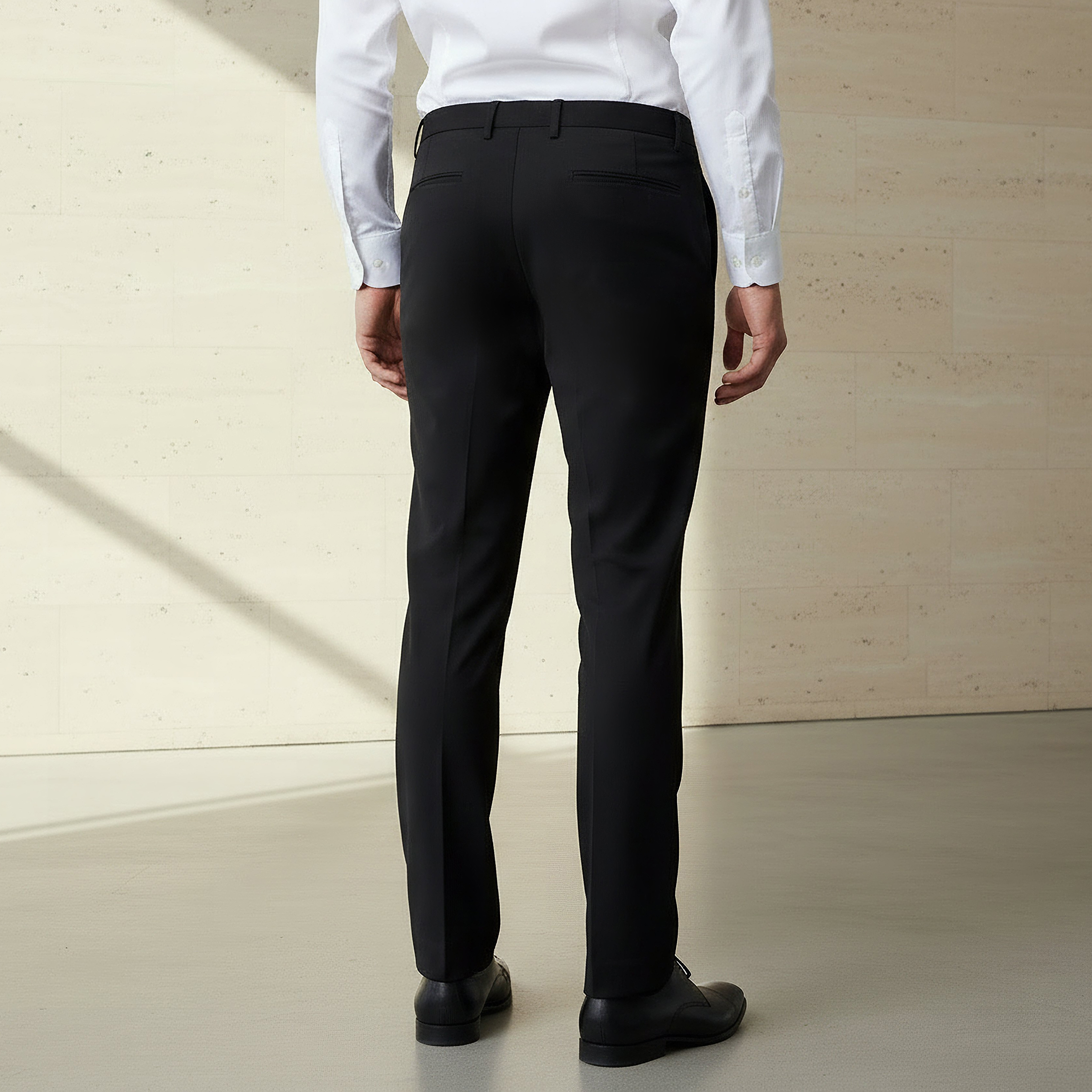 Regular Fit Flexi Waist Trousers-men-clothing-coordsets-image-3