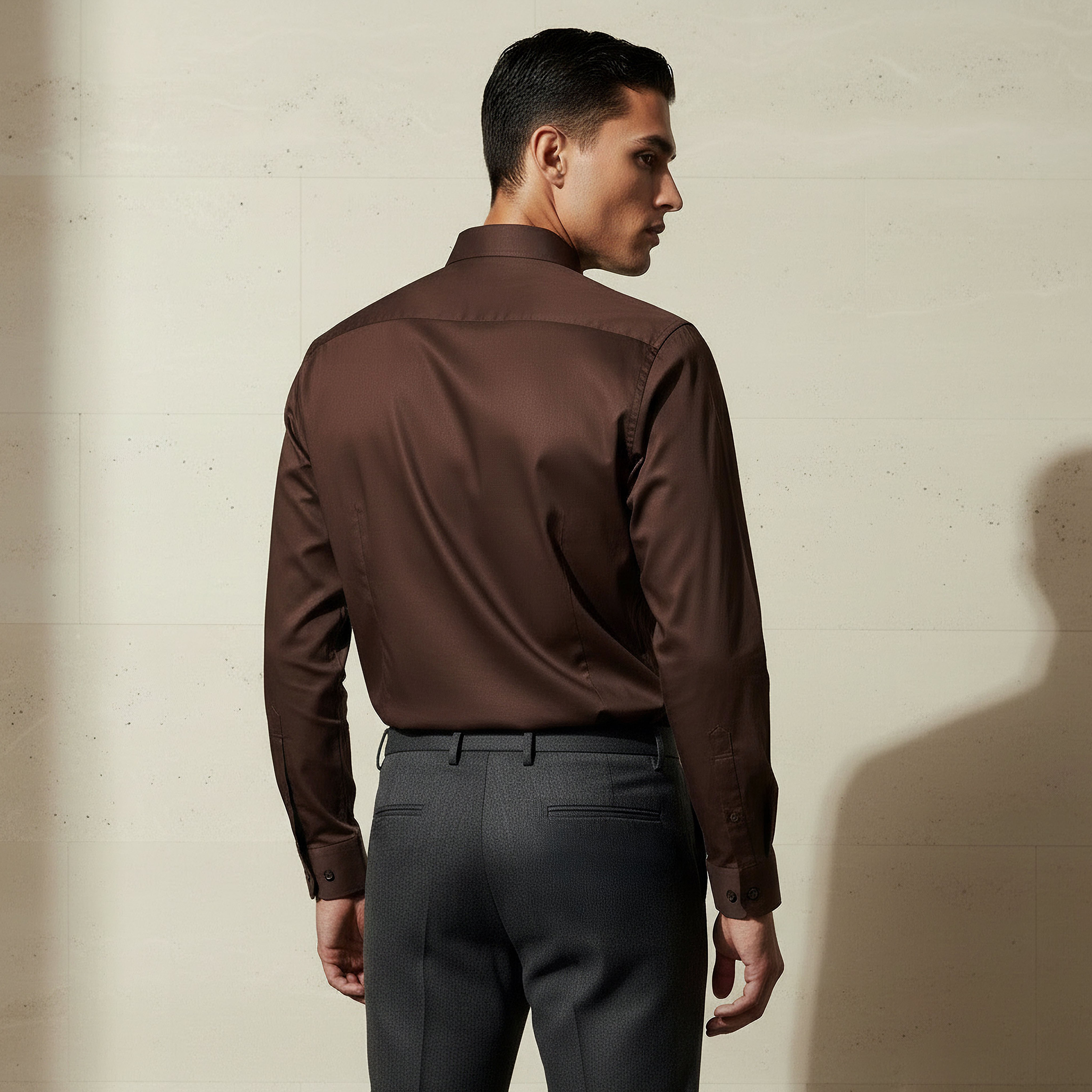 Men Regular Fit Collared Long Sleeve Shirt-men-clothing-shirts-image-3