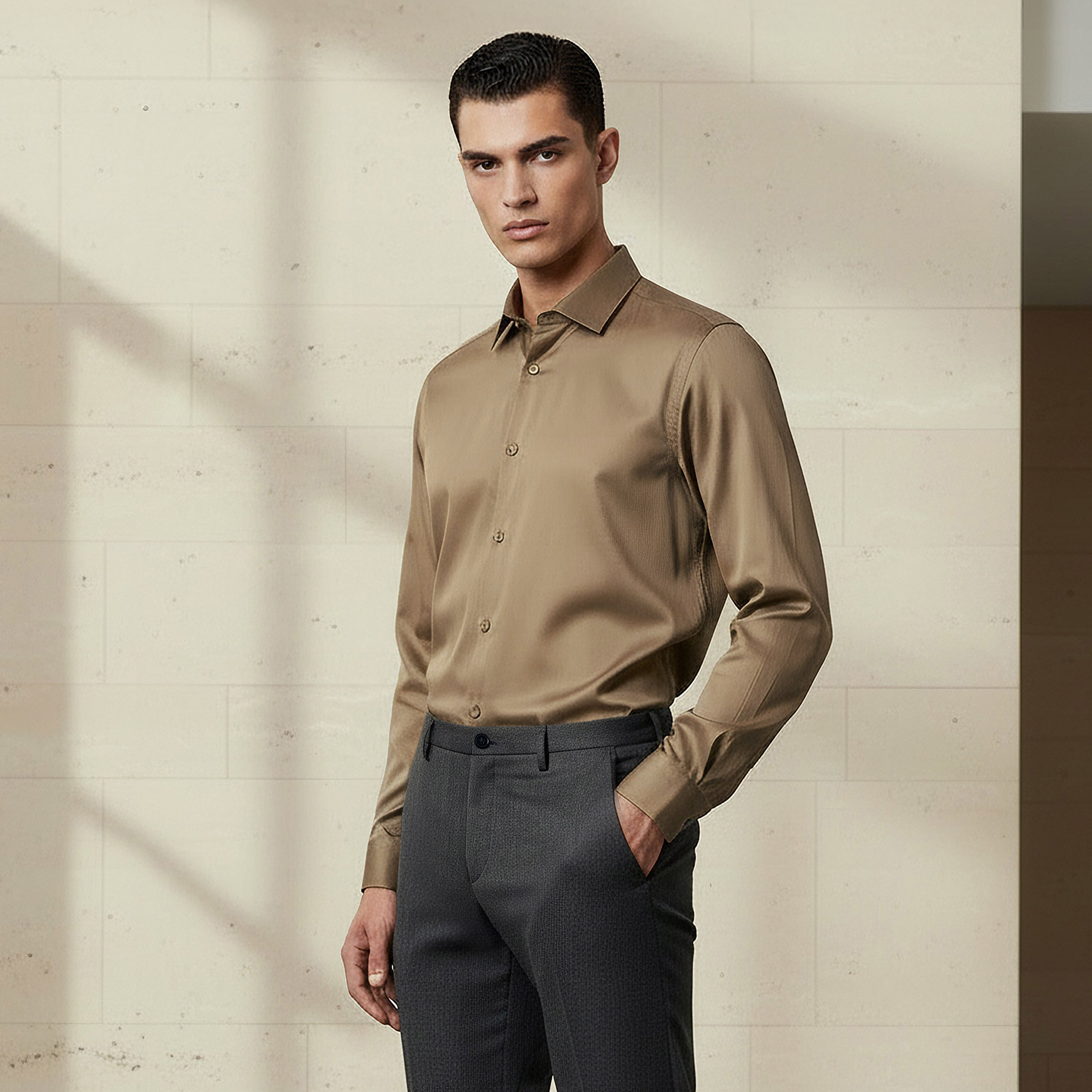 قميص رجالي بأكمام طويلة وياقة وقصة عادية-men-clothing-shirts-image-1