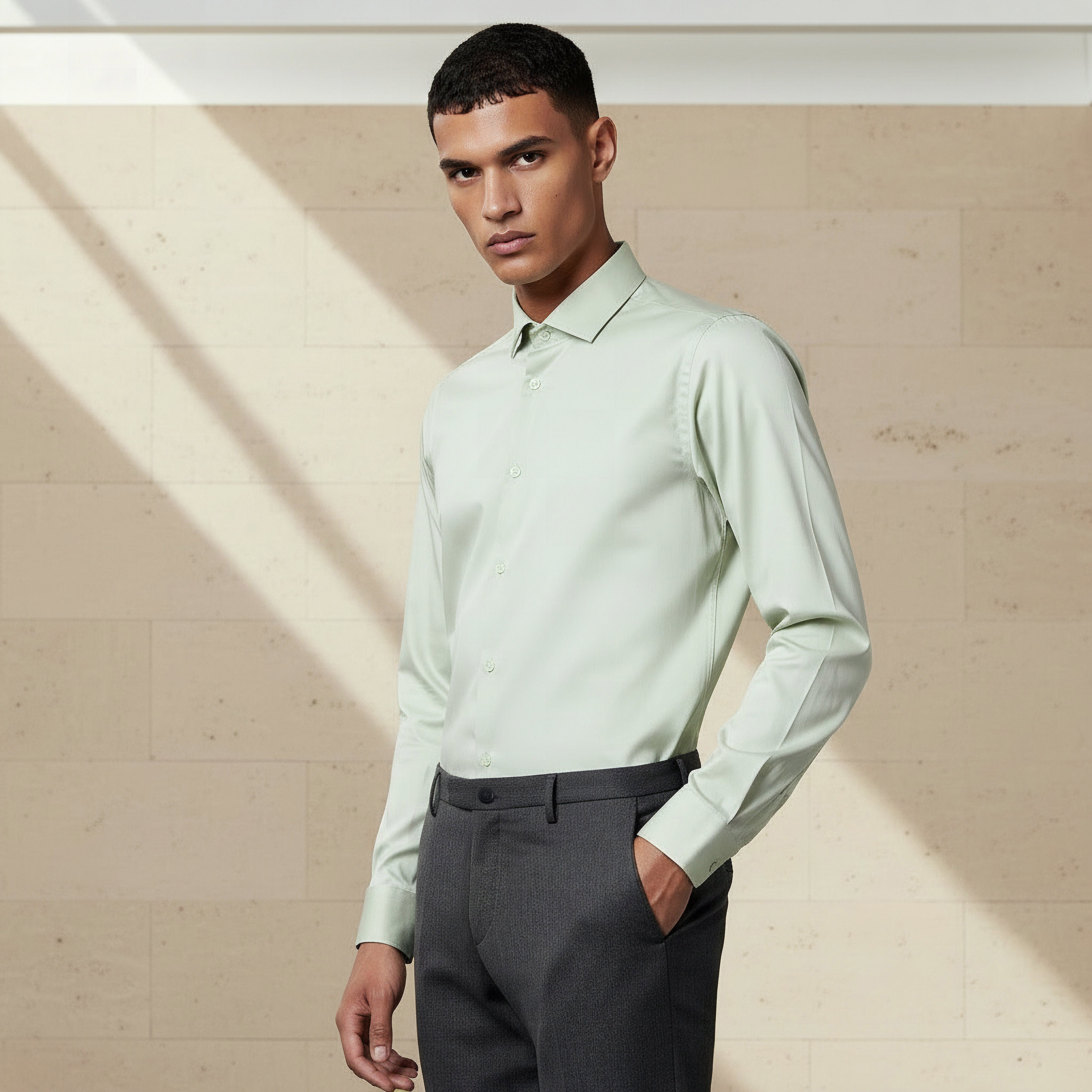 قميص رجالي بأكمام طويلة وياقة وقصة عادية-men-clothing-shirts-image-1