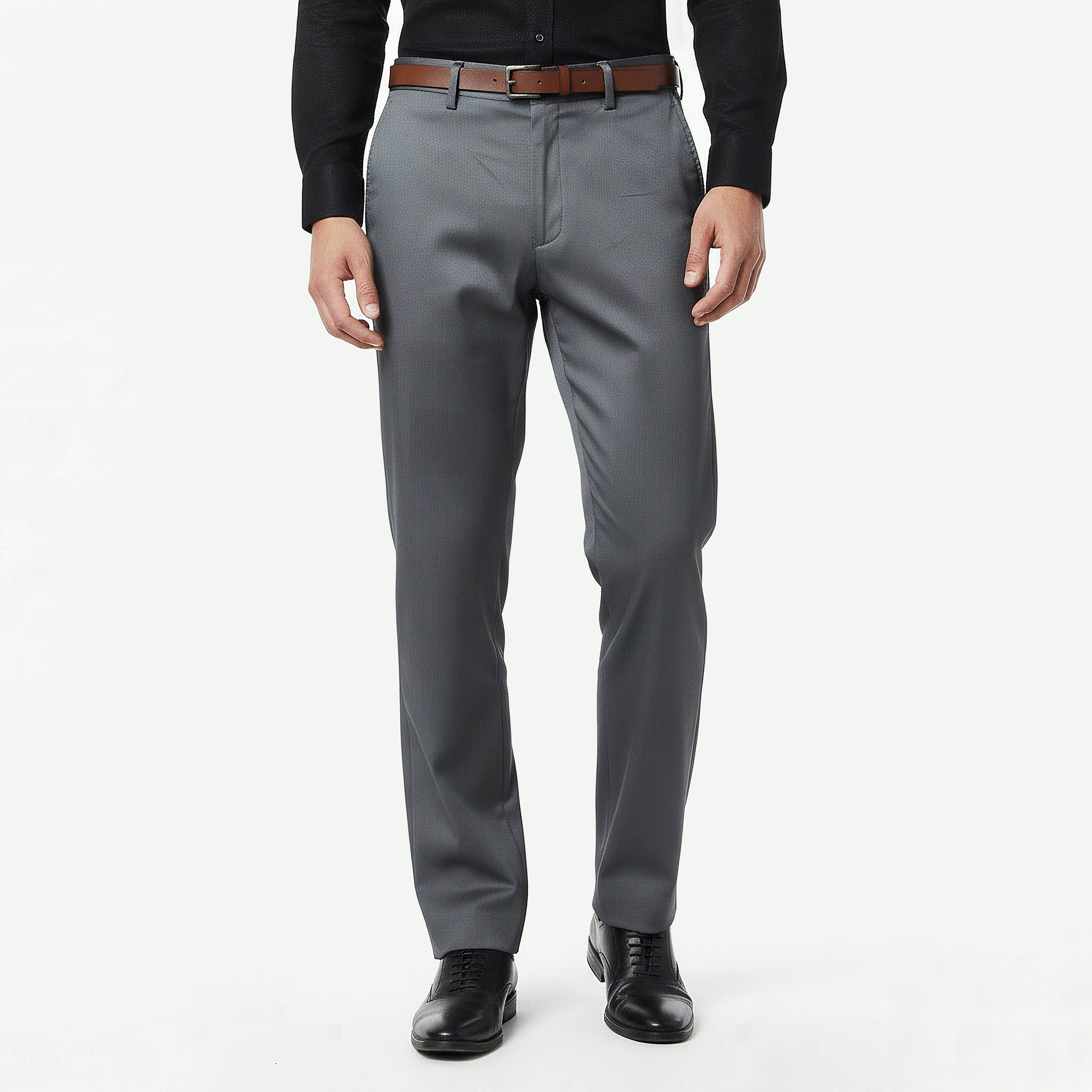 Regular Fit Flexi Waist Formal Trousers-men-clothing-bottoms-trousersandchinos-trousers-image-4