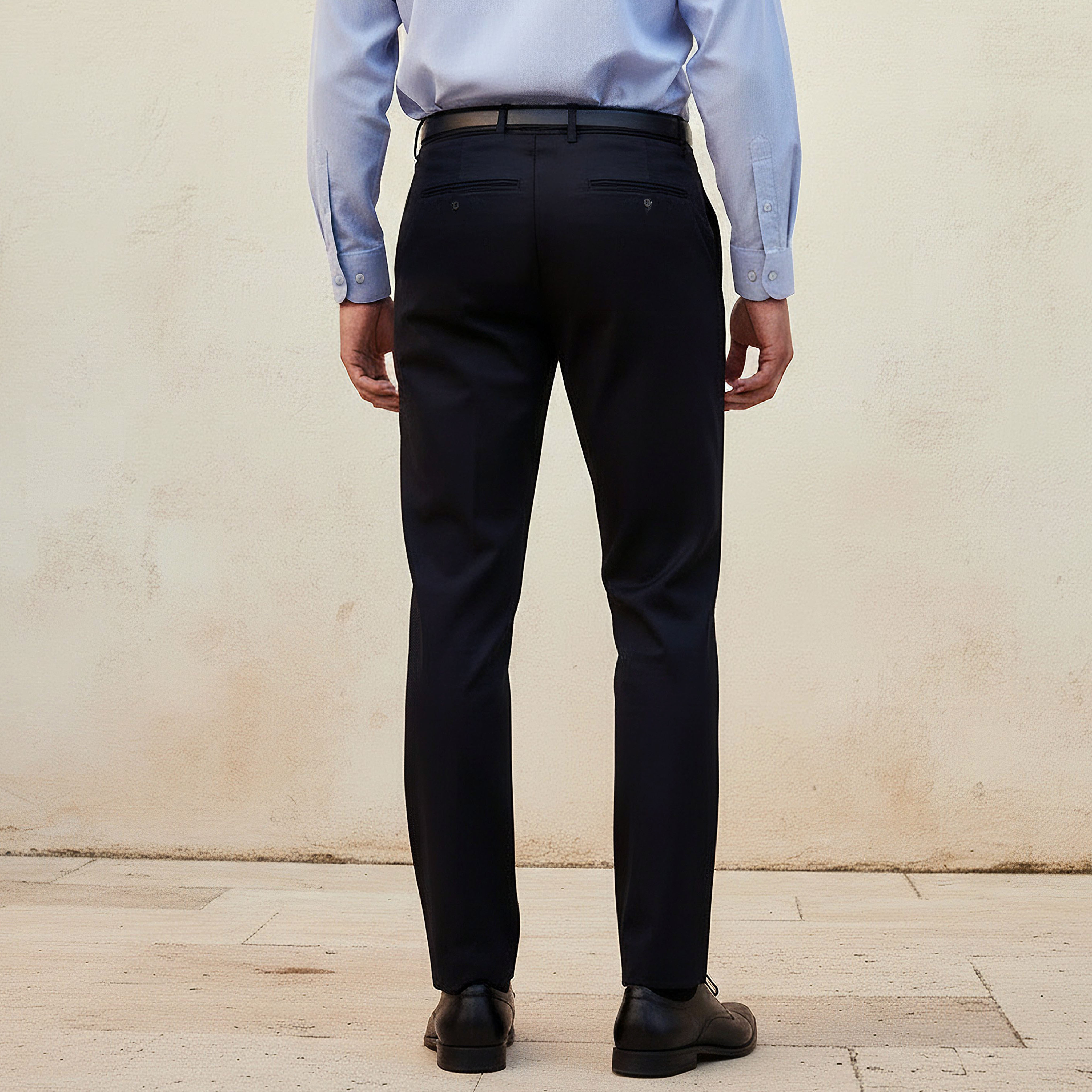 Regular Fit Flexi Waist Formal Trousers-men-clothing-bottoms-trousersandchinos-trousers-image-3