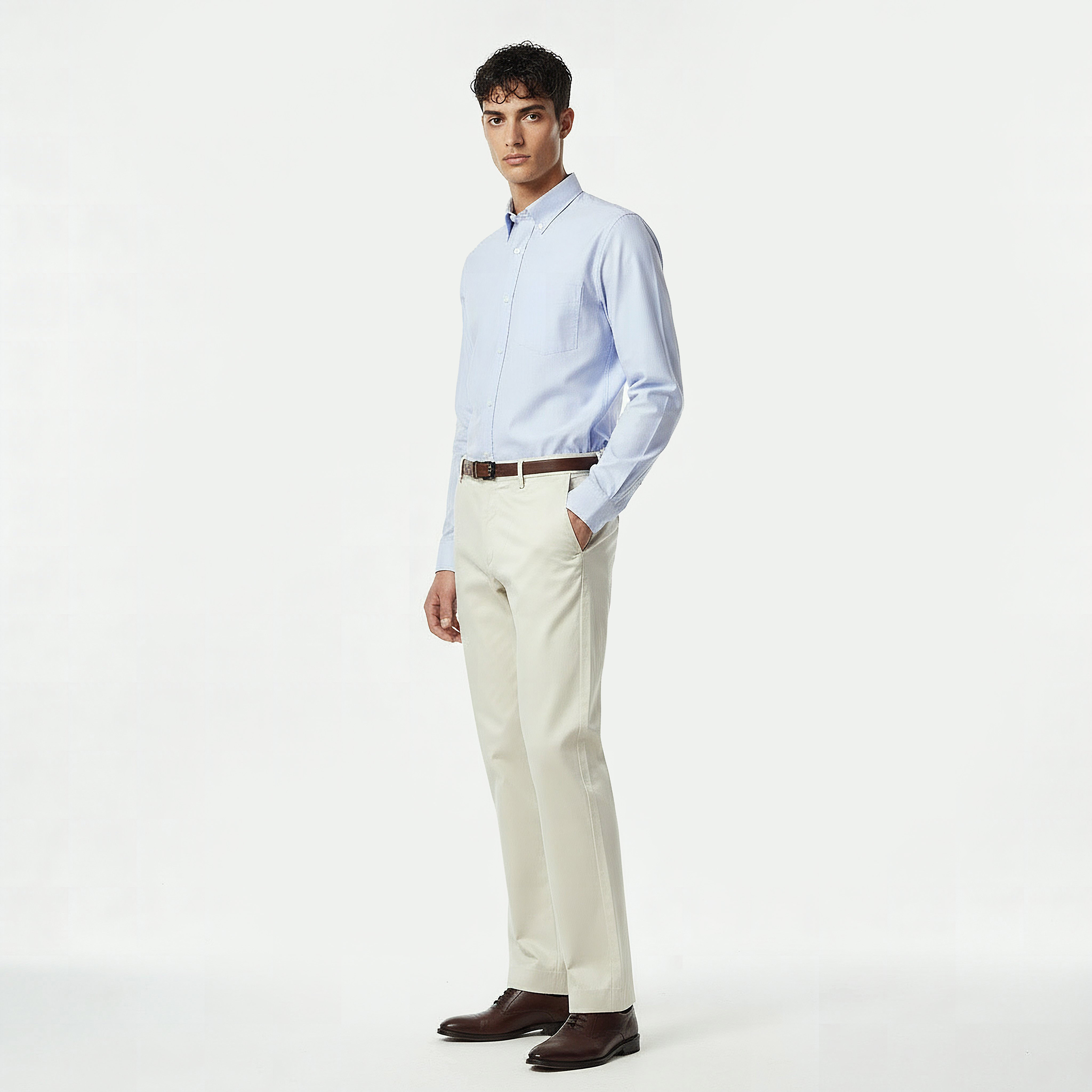 Regular Fit Flexi Waist Formal Trousers-men-clothing-bottoms-trousersandchinos-trousers-image-5