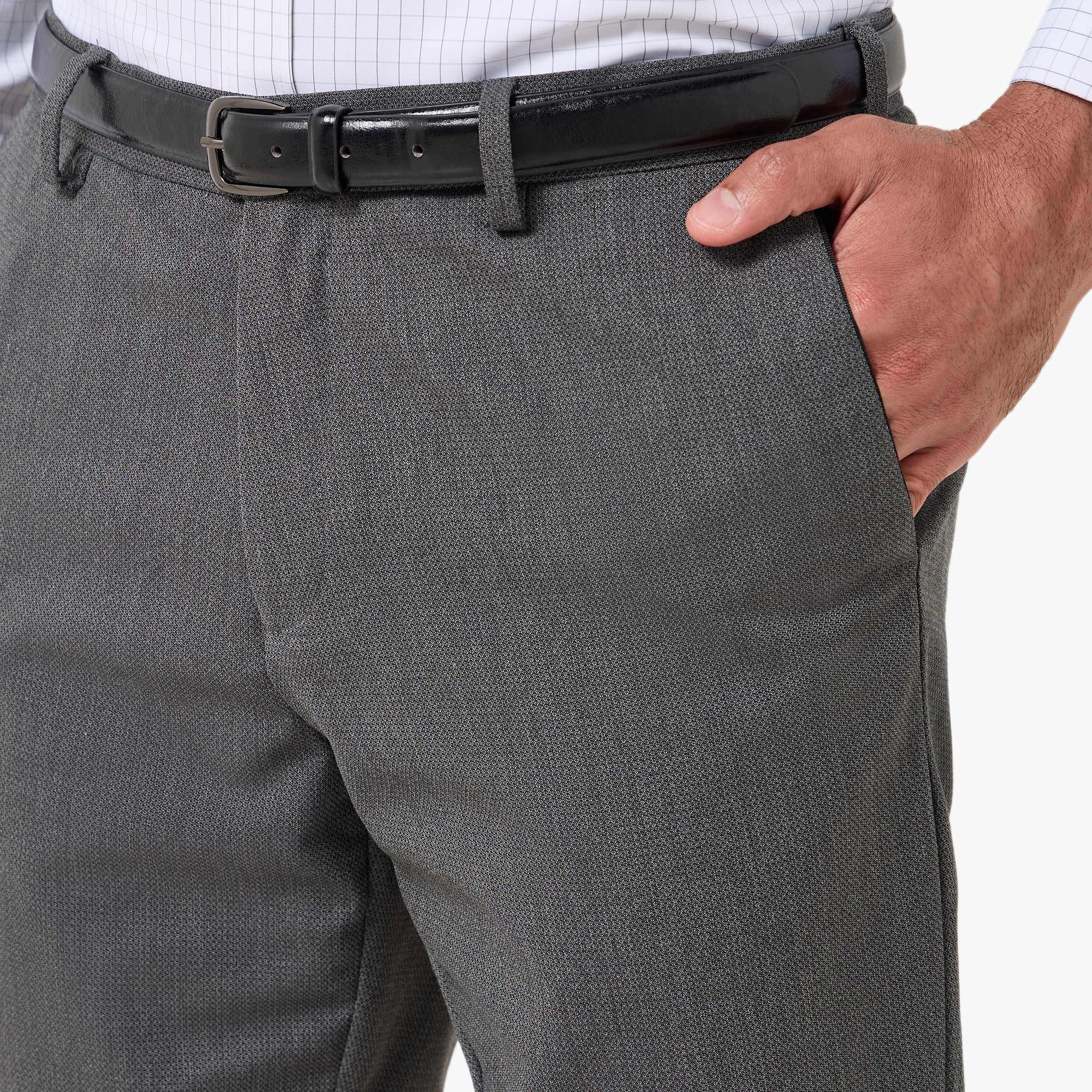 Slim Fit Flexi Waist Formal Trousers-PROMO_SP_OM_2FOR18_130625-image-3