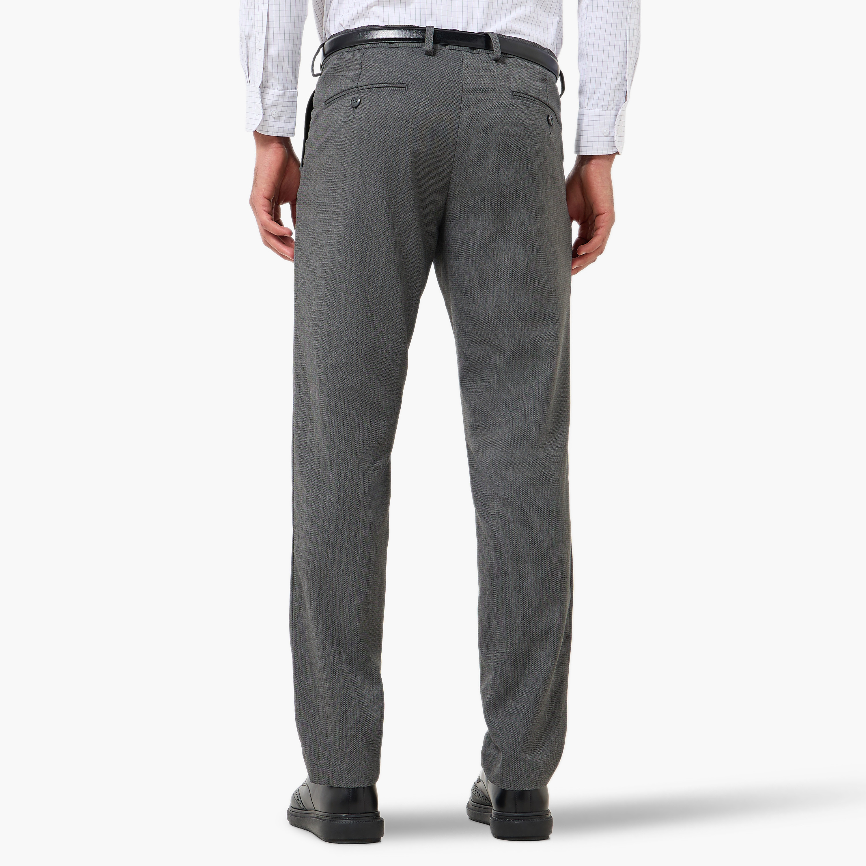 Slim Fit Flexi Waist Formal Trousers-PROMO_SP_OM_2FOR18_130625-image-5