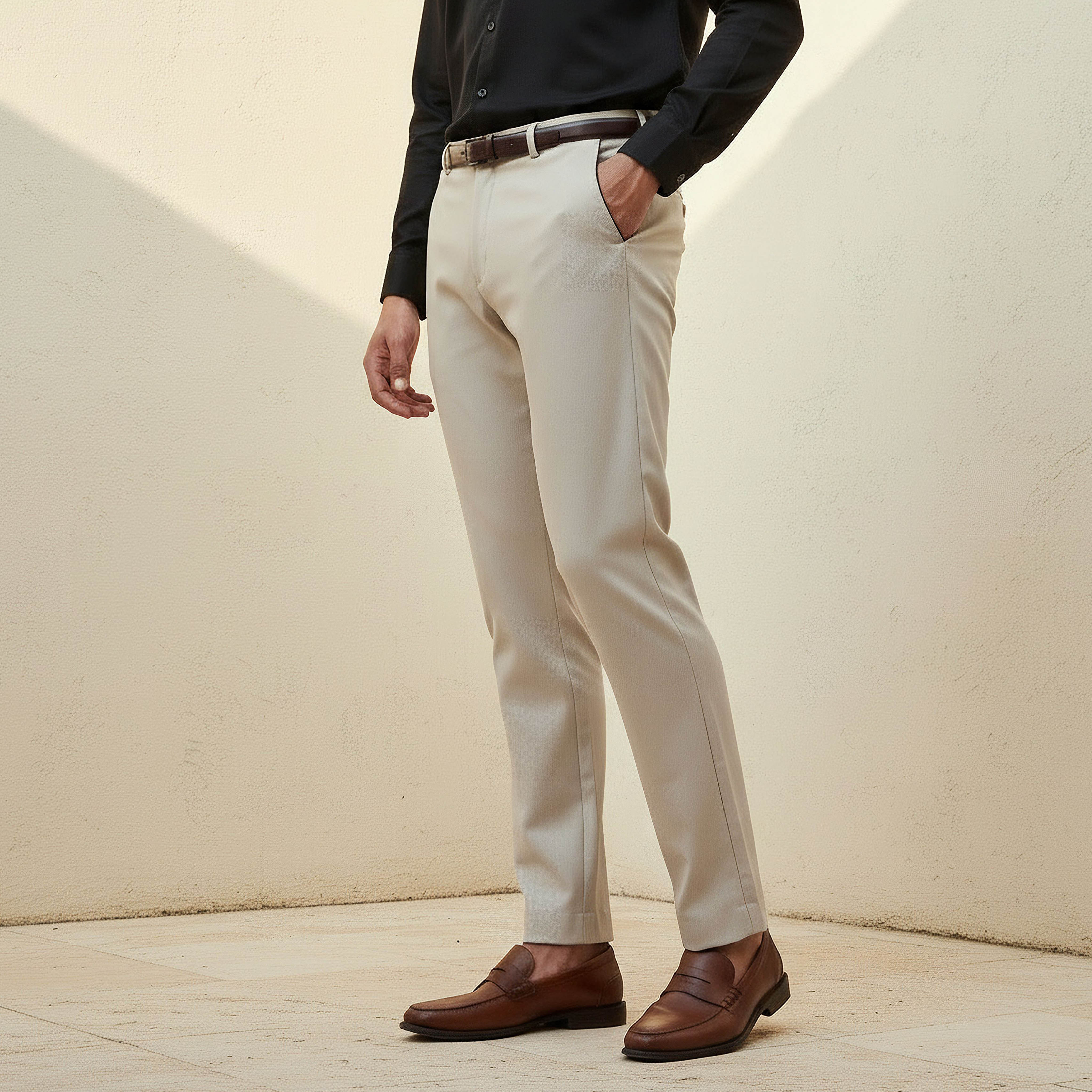 Slim Fit Flexi Waist Formal Trousers-PROMO_SP_BH_2FOR17_110625-image-1