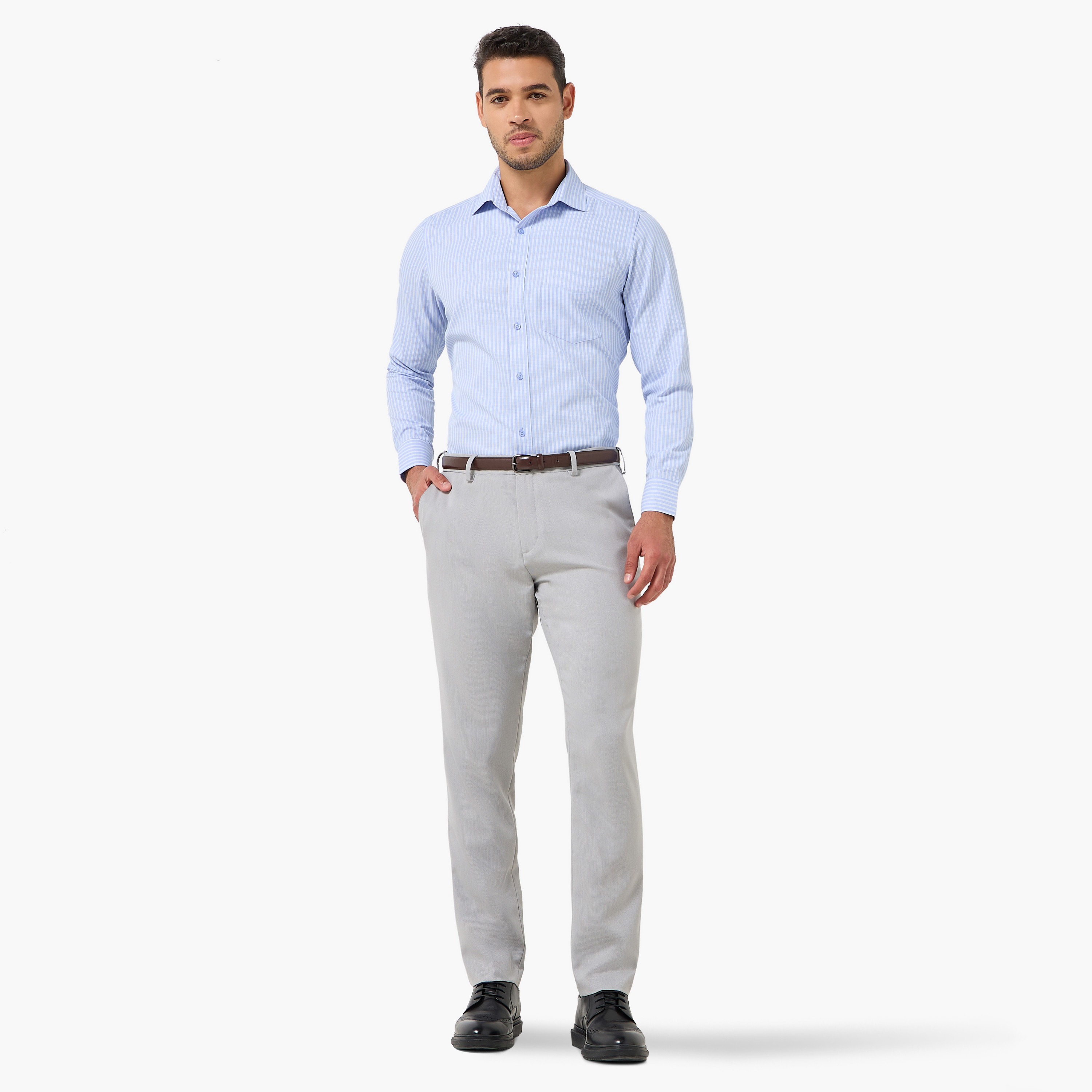 Slim Fit Flexi Waist Formal Trousers-men-clothing-bottoms-trousersandchinos-trousers-image-4