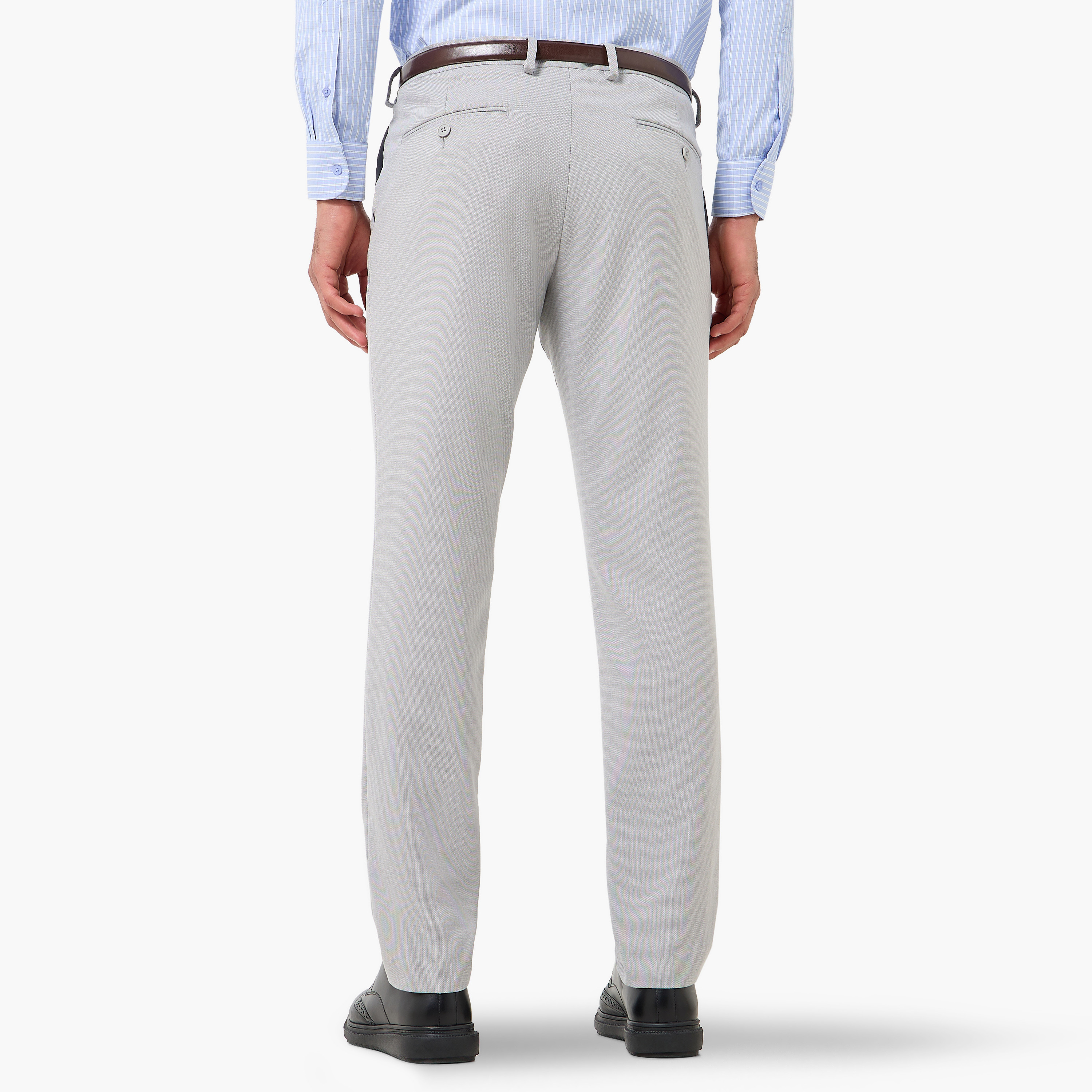 Slim Fit Flexi Waist Formal Trousers-men-clothing-bottoms-trousersandchinos-trousers-image-5