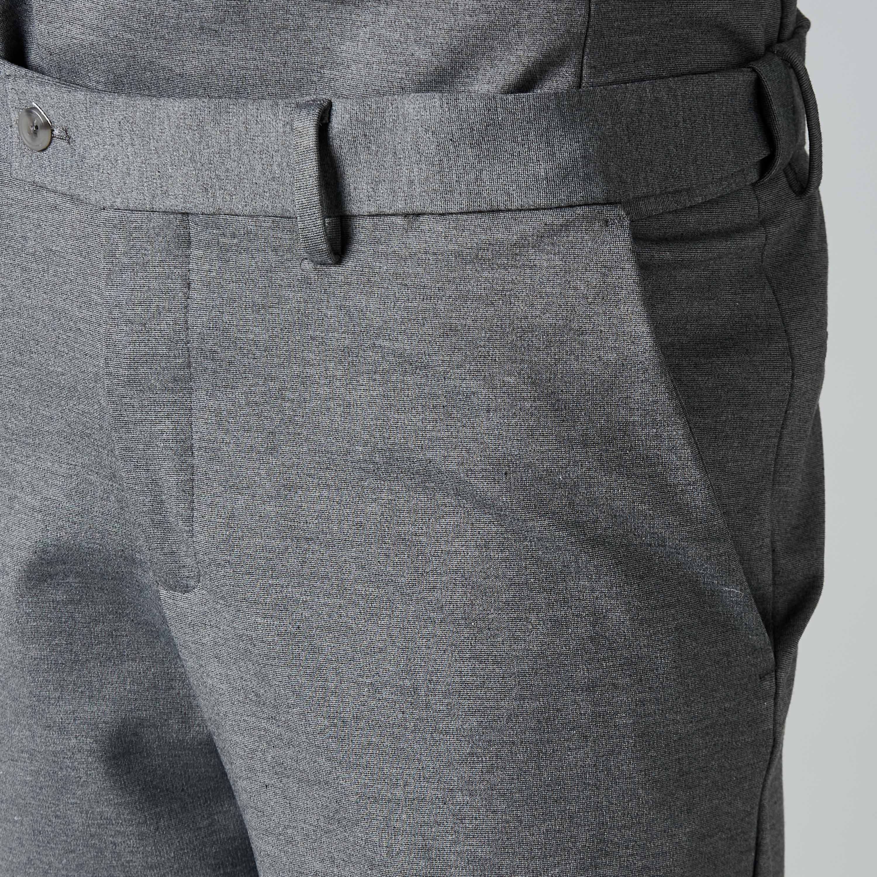 Slim Fit Flexi Waist Trousers-men-clothing-bottoms-trousersandchinos-trousers-image-4