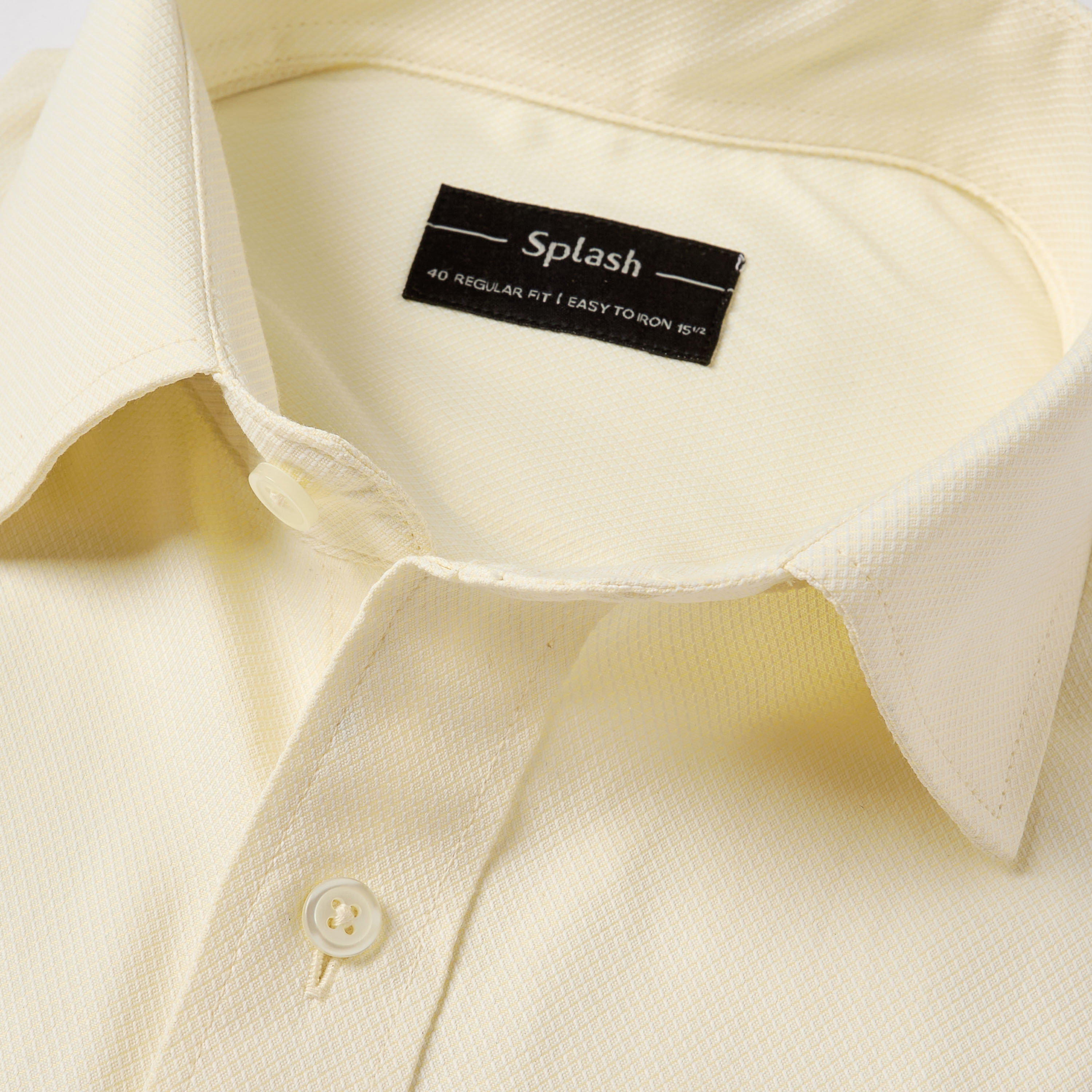 Men Regular Fit Collared Textured Long Sleeves Shirt-men-clothing-shirts-image-2