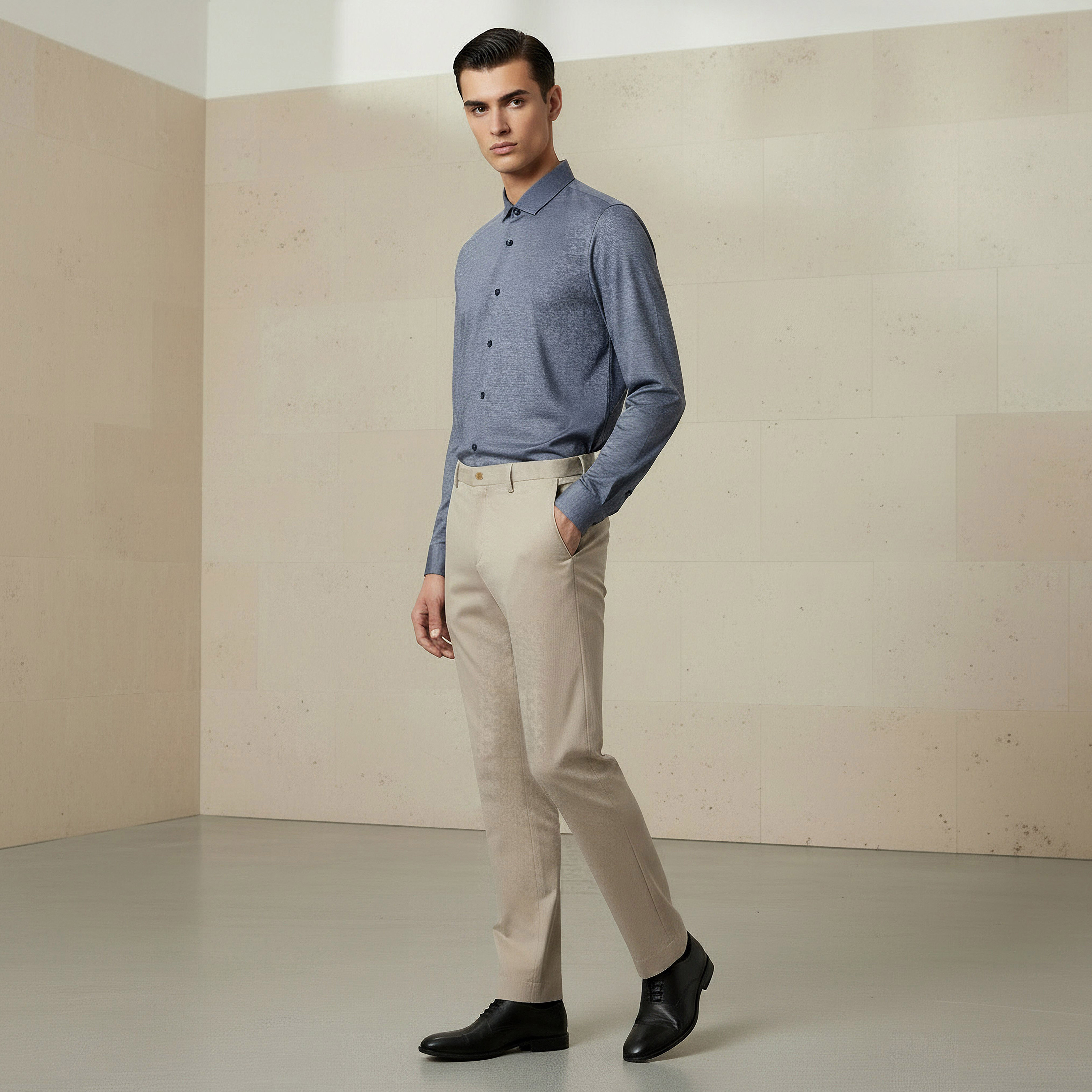 قميص رجالي بياقة وقصة عادية وأكمام طويلة-men-clothing-shirts-image-2