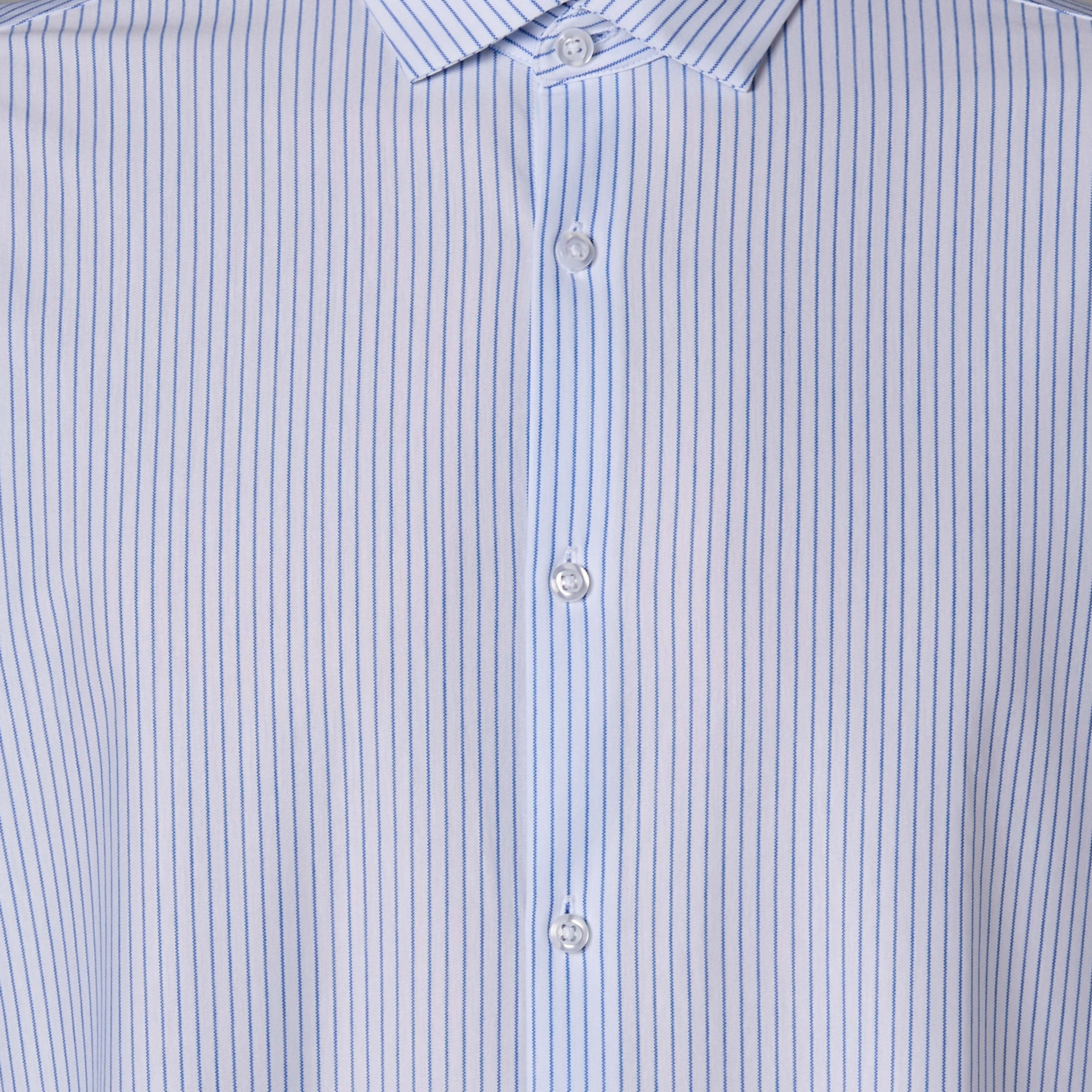 Men Slim Fit Collared Striped Long Sleeves Shirt-men-clothing-shirts-image-4