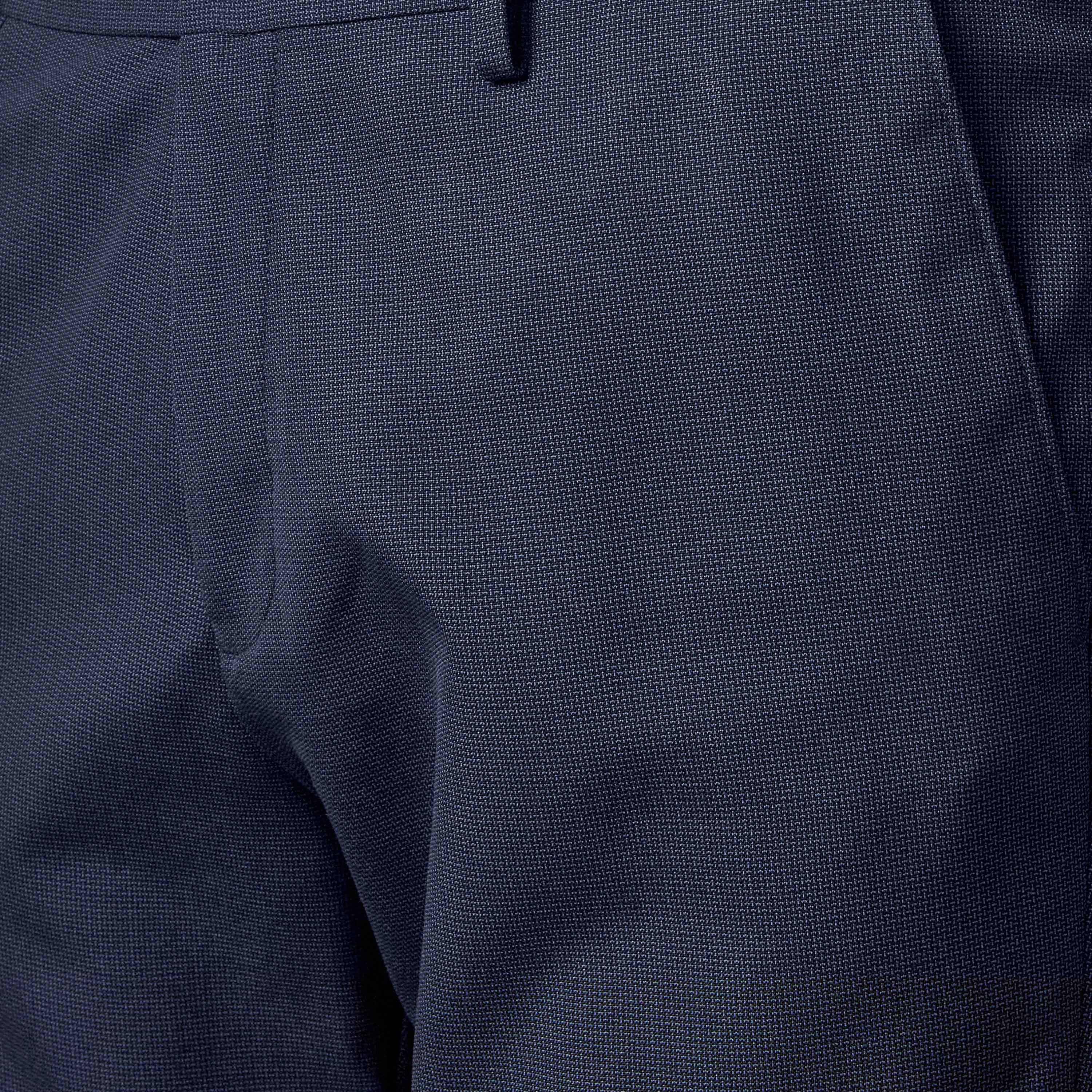 Slim Fit Flexi Waist Formal Trousers-men-clothing-bottoms-trousersandchinos-trousers-image-2
