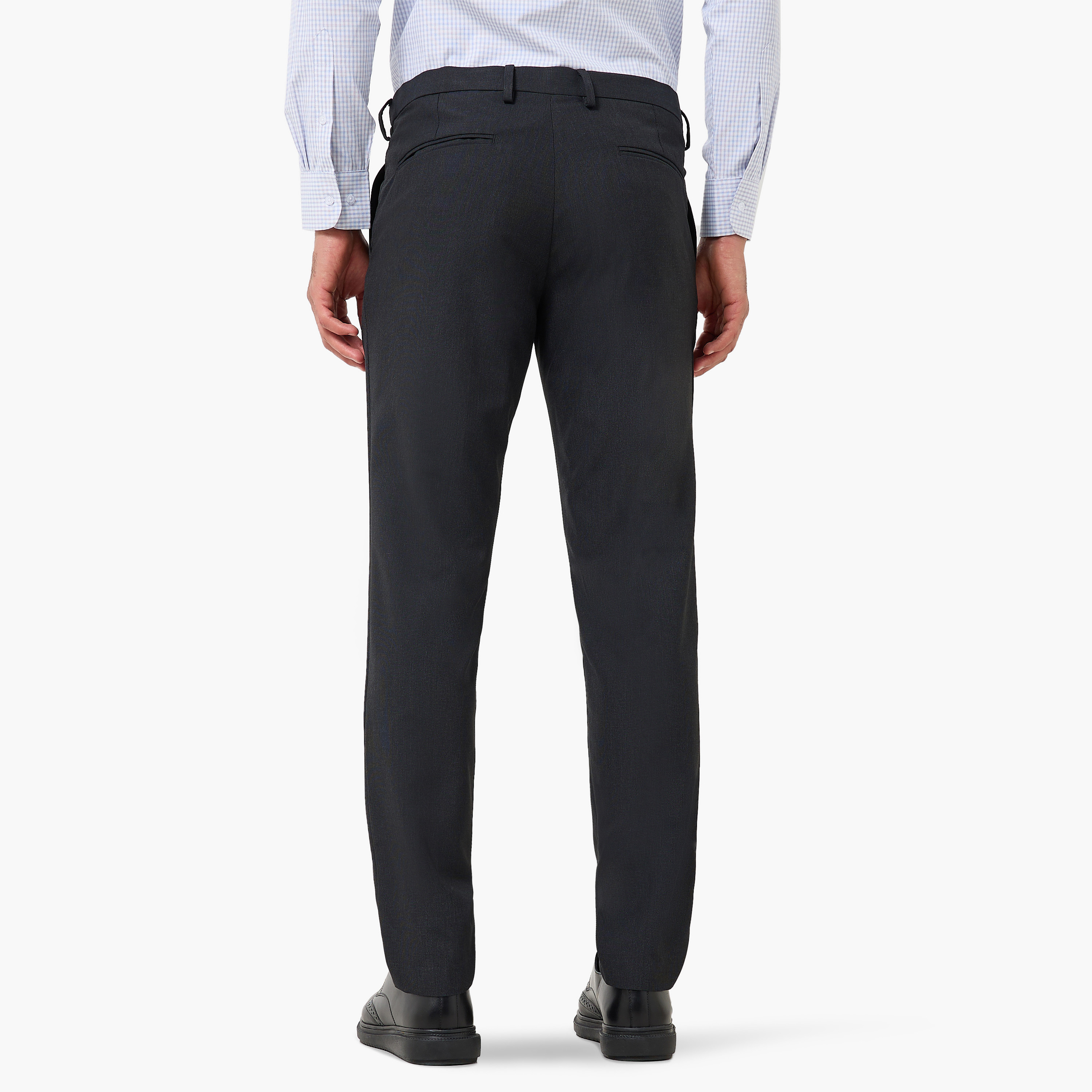 Slim Fit Flexi Waist Formal Trousers-men-clothing-bottoms-trousersandchinos-trousers-image-5