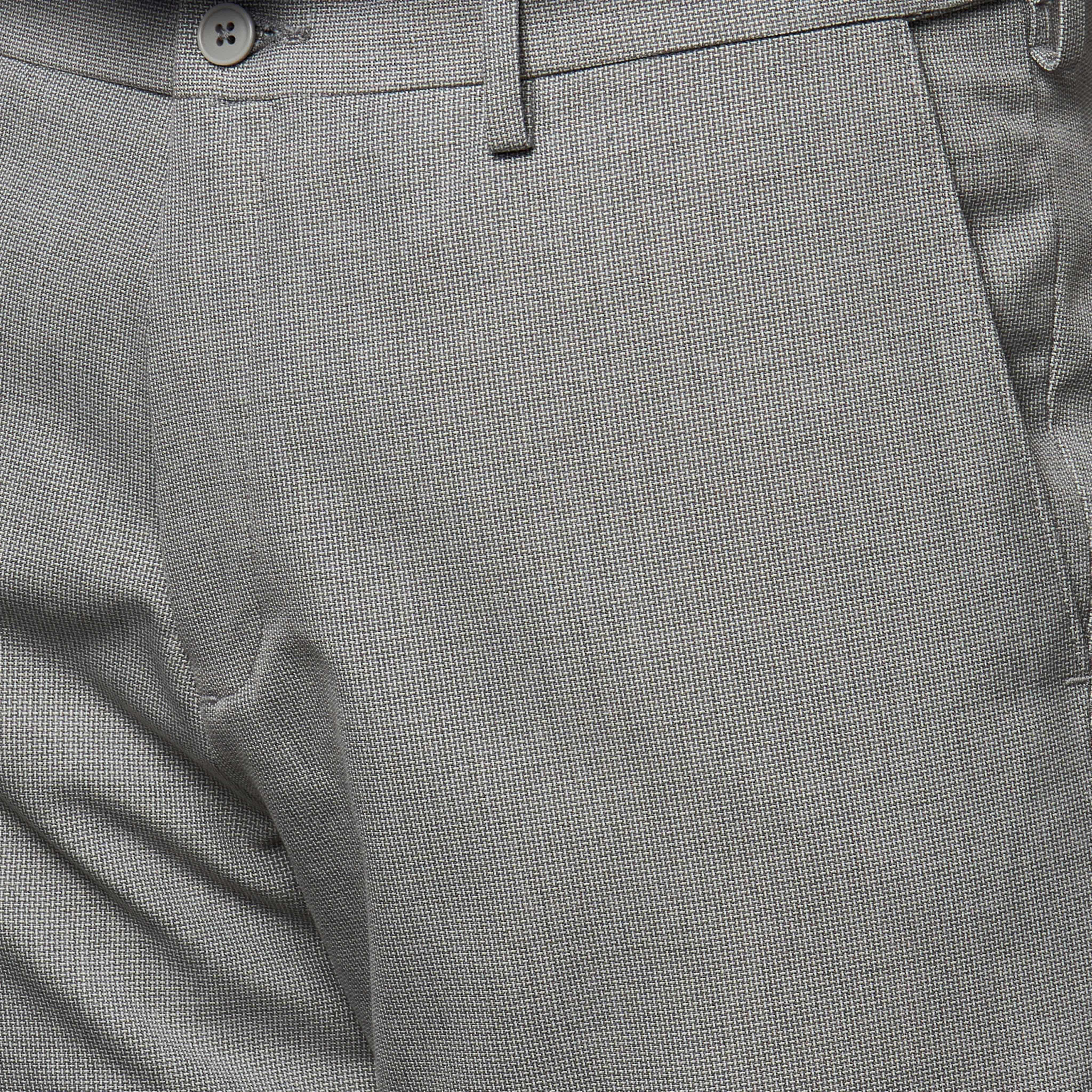 Slim Fit Flexi Waist Formal Trousers-men-clothing-bottoms-trousersandchinos-trousers-image-2