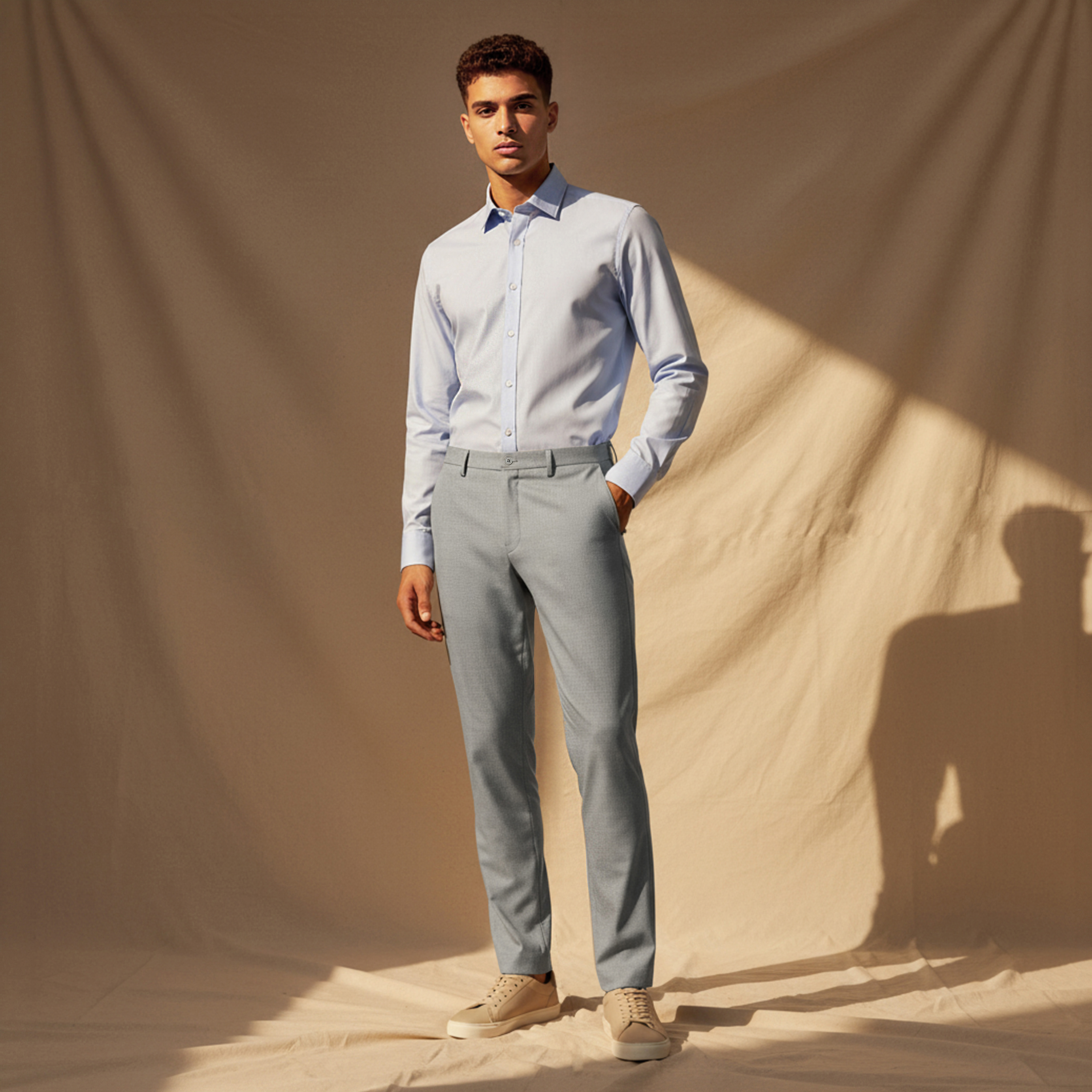 Slim Fit Flexi Waist Formal Trousers-men-clothing-bottoms-trousersandchinos-trousers-image-3