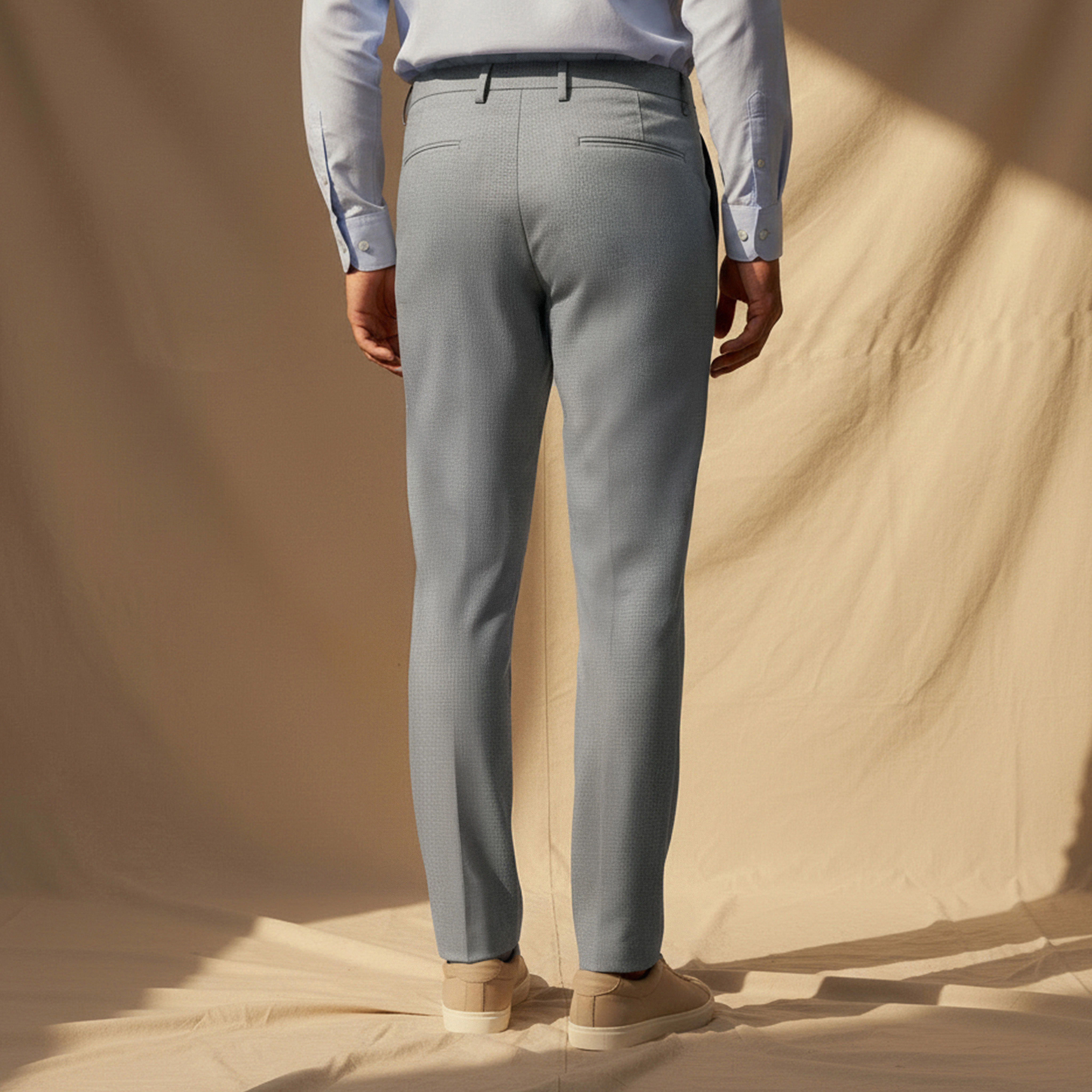 Slim Fit Flexi Waist Formal Trousers-men-clothing-bottoms-trousersandchinos-trousers-image-4