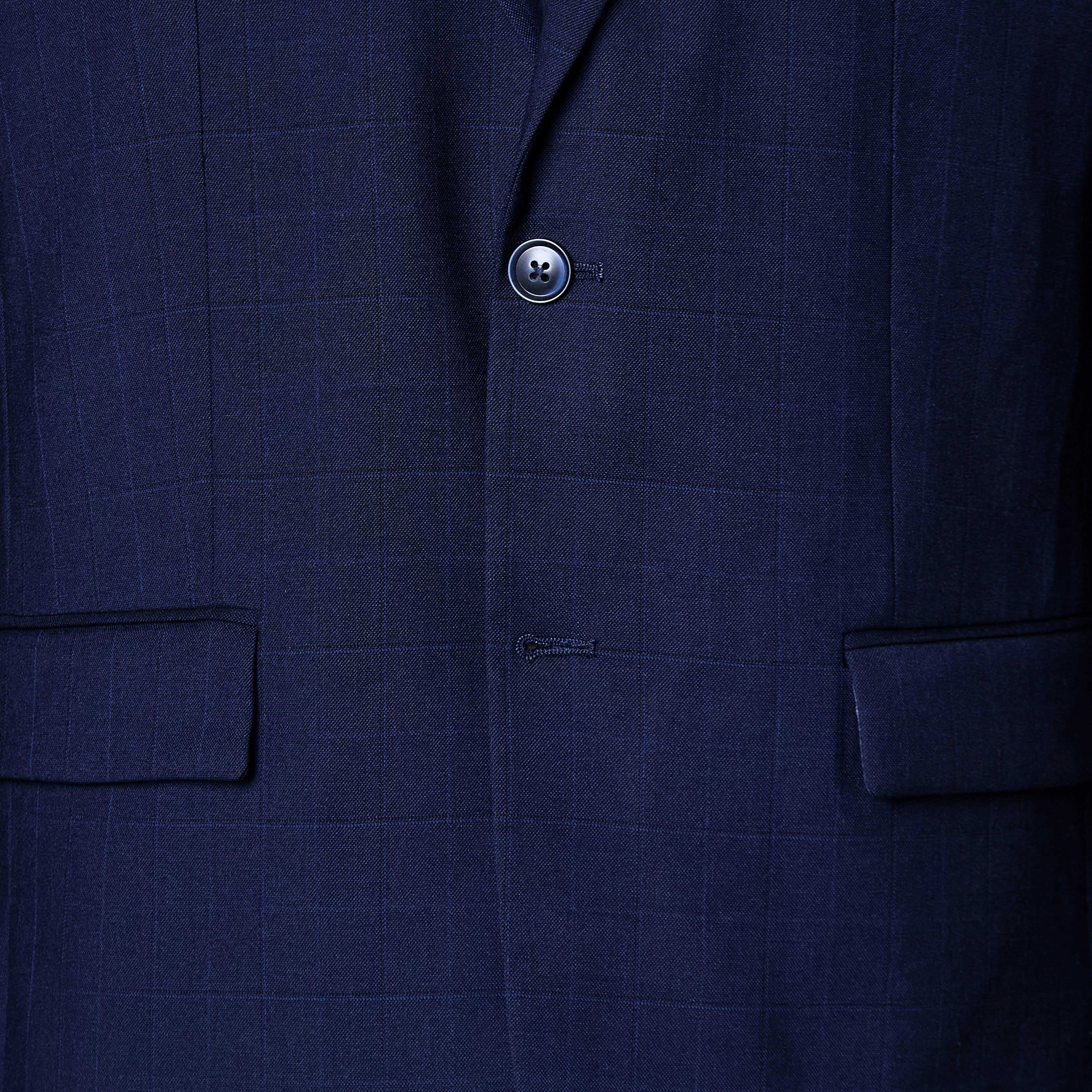 Men Slim Fit Checked Blazer-men-clothing-jacketsandblazers-blazers-image-2