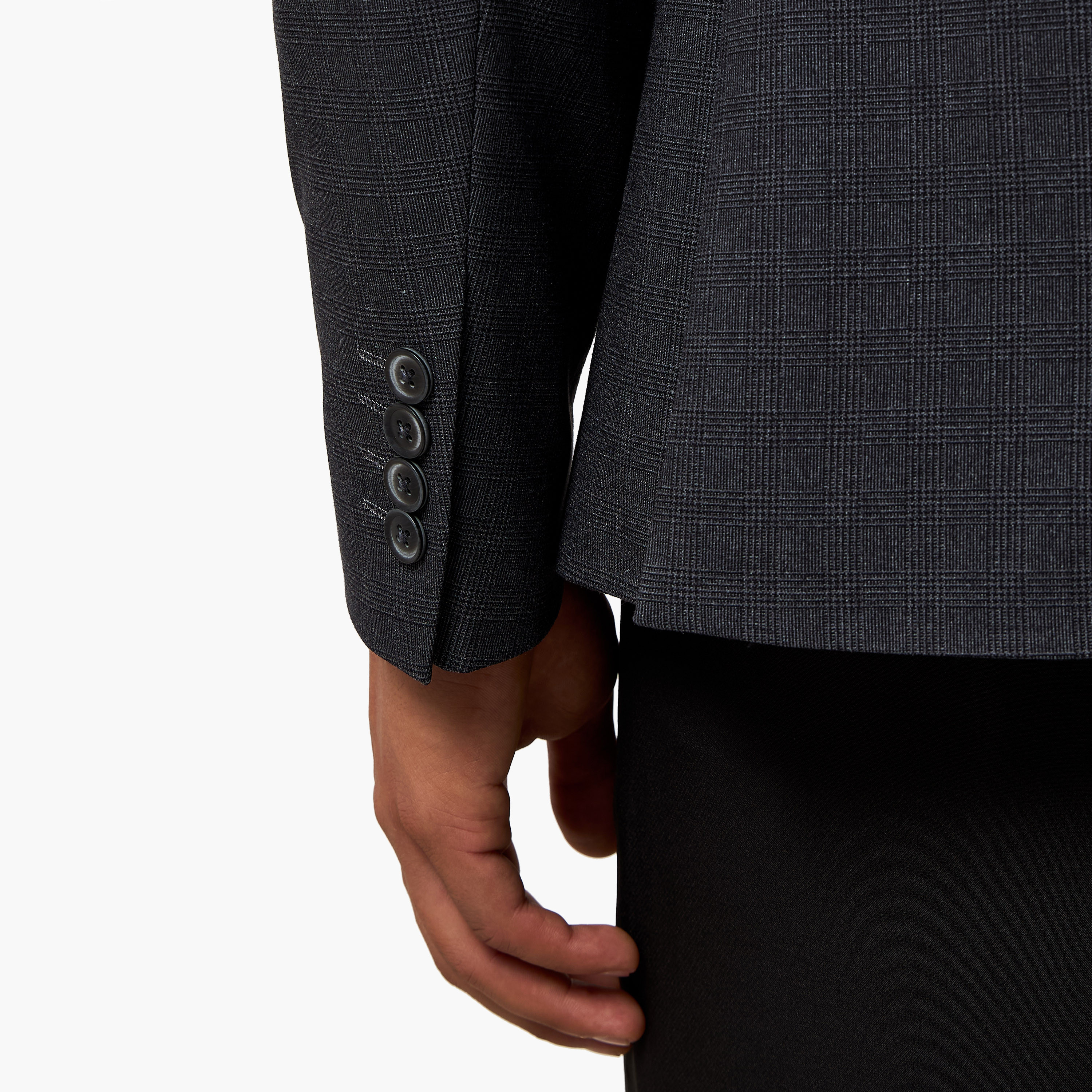 Men Slim Fit Checked Blazer-men-clothing-jacketsandblazers-blazers-image-6
