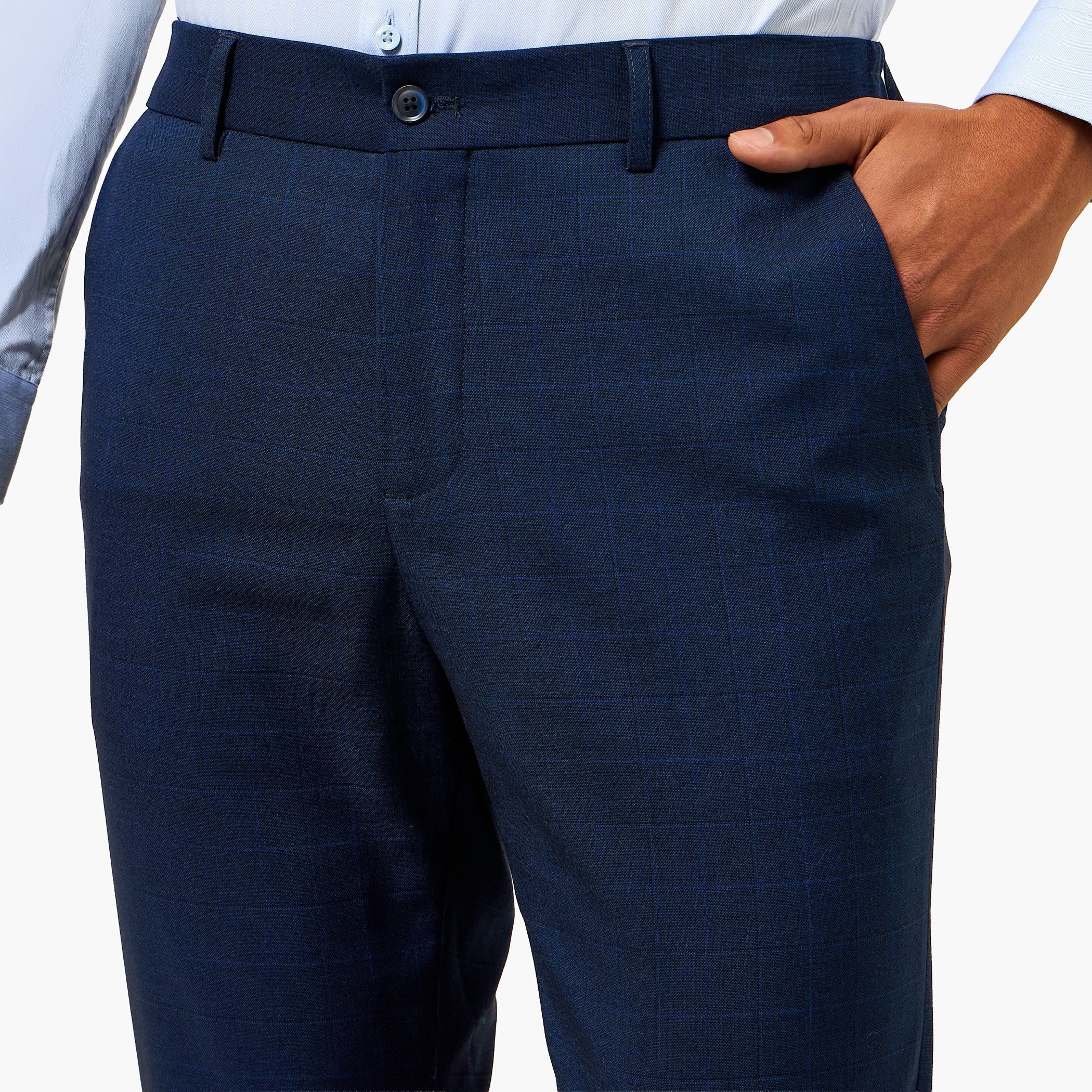 Slim Fit Flexi Waist Formal Trousers-men-clothing-bottoms-trousersandchinos-trousers-image-3
