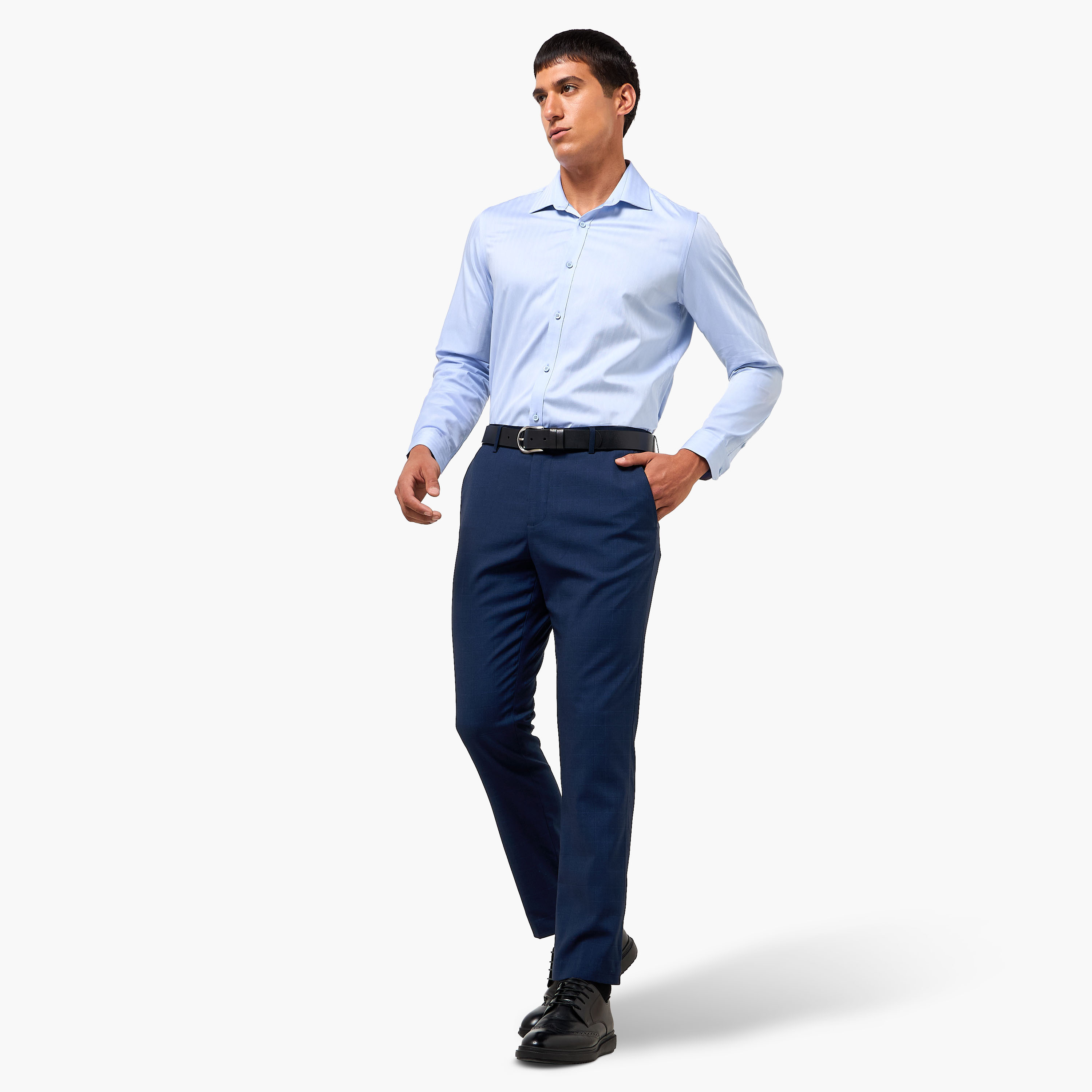 Slim Fit Flexi Waist Formal Trousers-men-clothing-bottoms-trousersandchinos-trousers-image-4