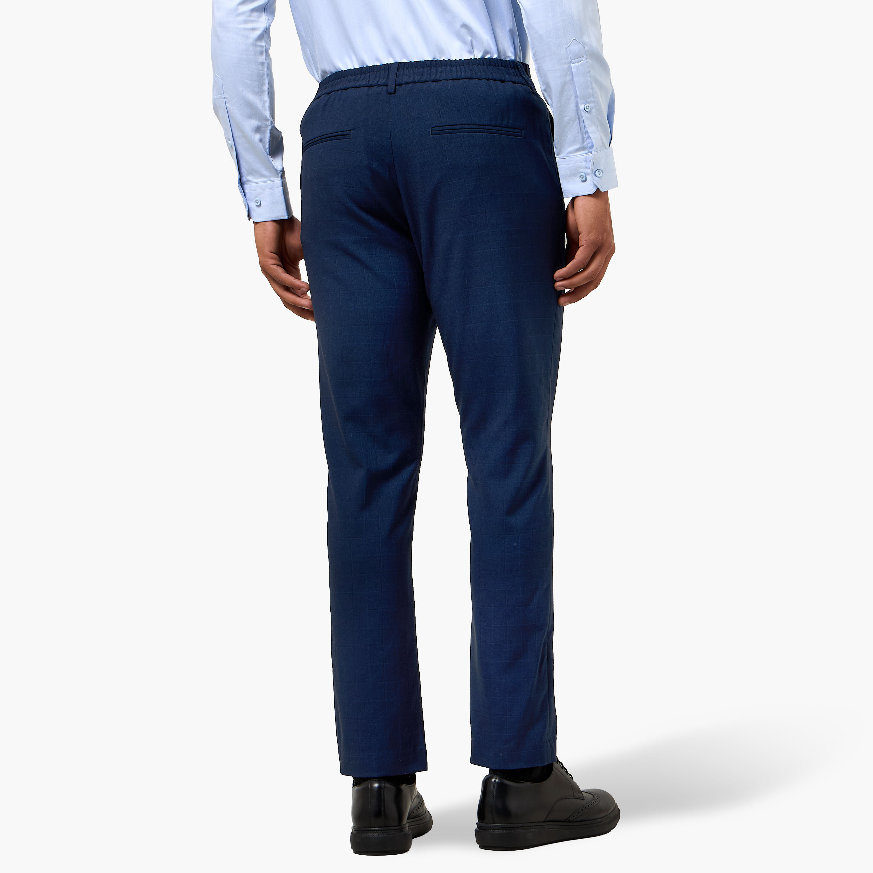 Slim Fit Flexi Waist Formal Trousers-men-clothing-bottoms-trousersandchinos-trousers-image-5