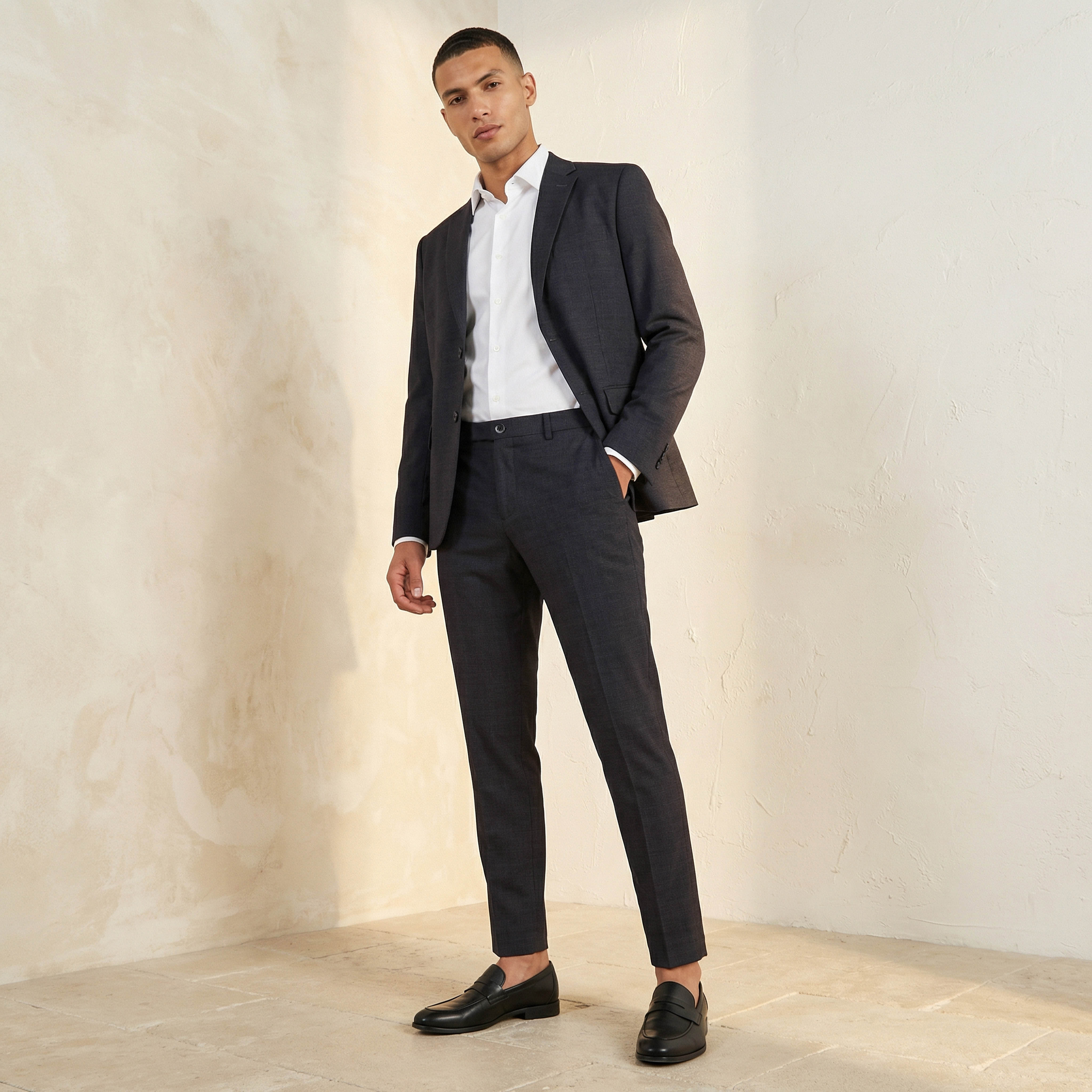 Slim Fit Flexi Waist Formal Trousers-men-clothing-bottoms-trousersandchinos-trousers-image-3
