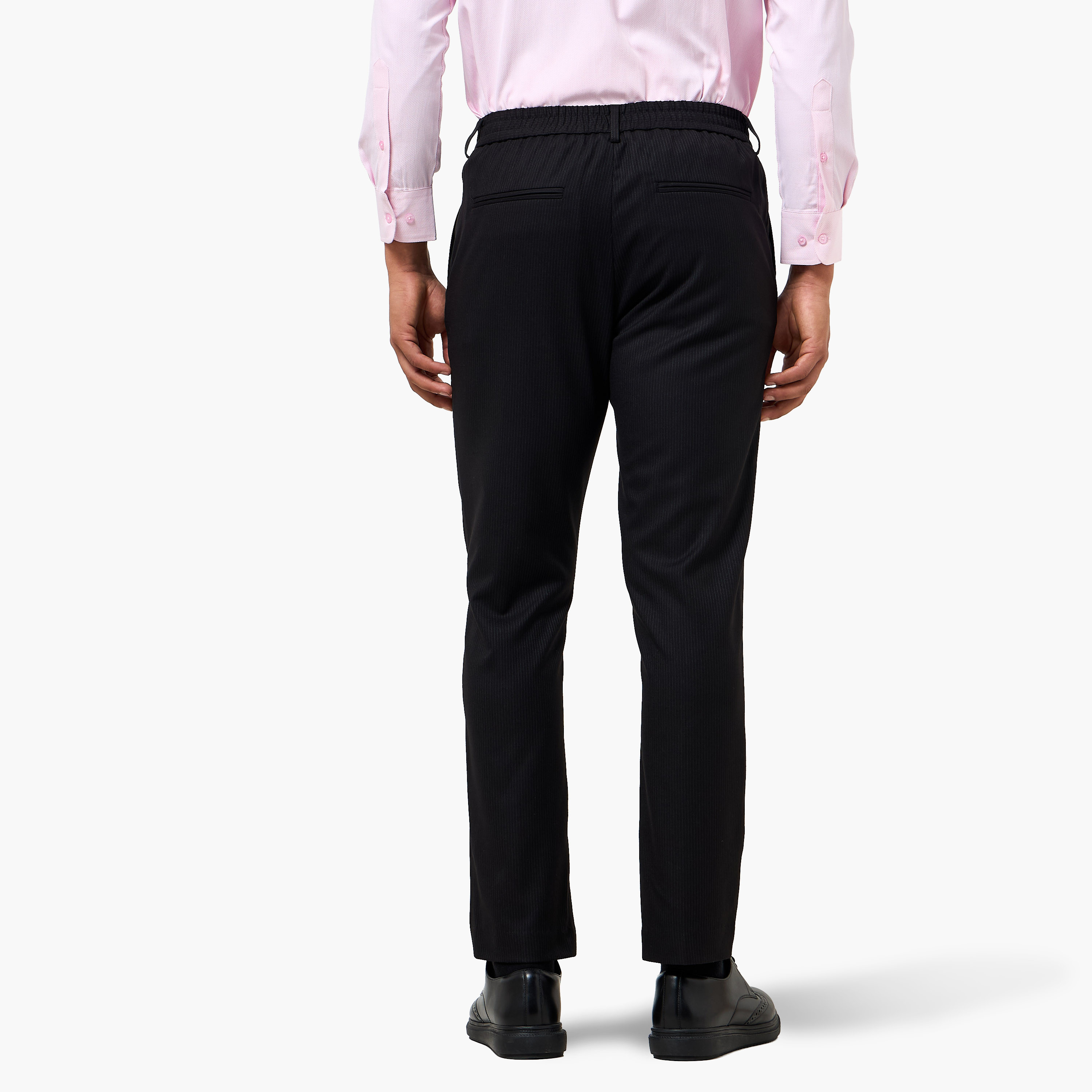 Regular Fit Flexi Waist Formal Trousers-men-clothing-bottoms-trousersandchinos-trousers-image-5