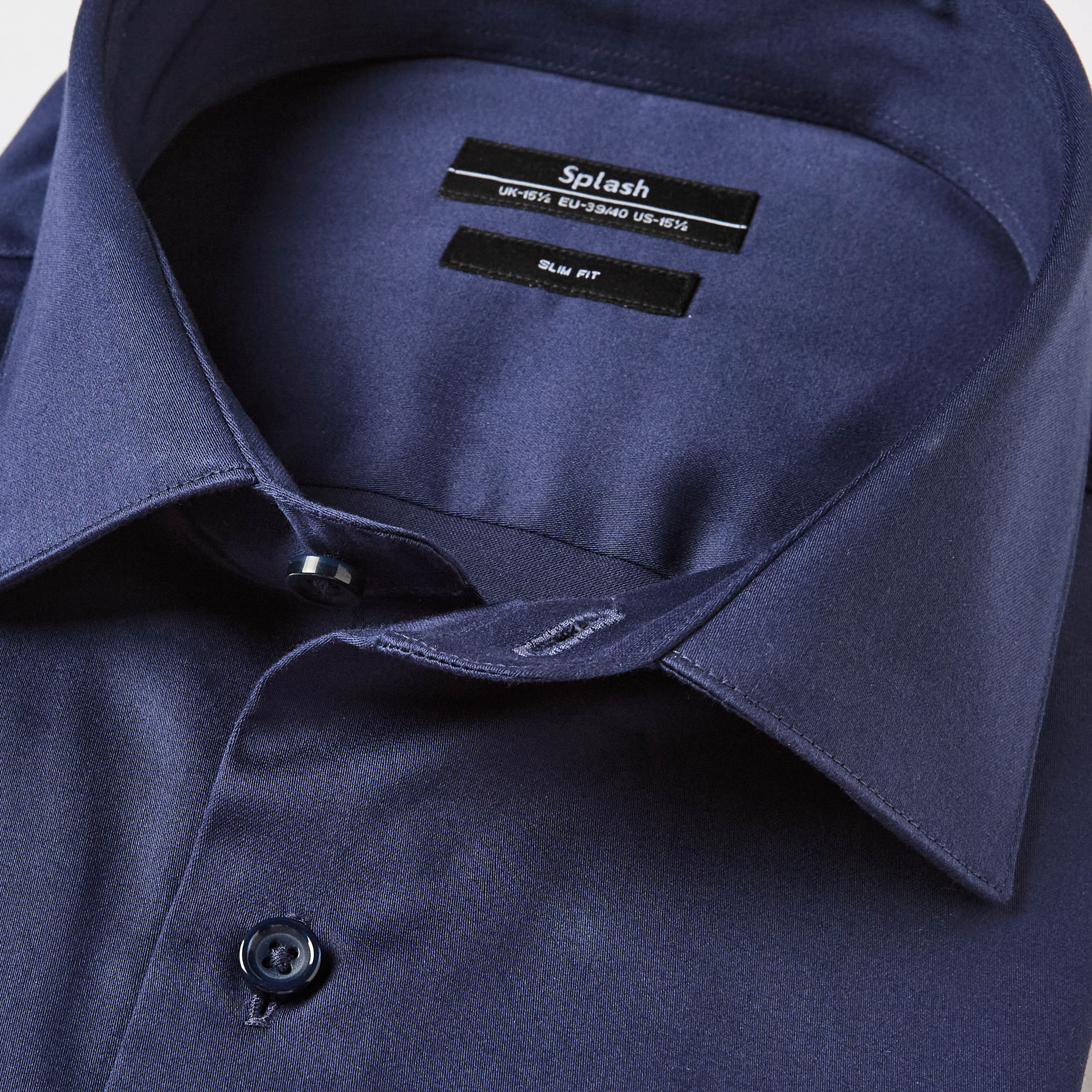 Men Slim Fit Collared Short Sleeve Shirt-men-clothing-shirts-image-2