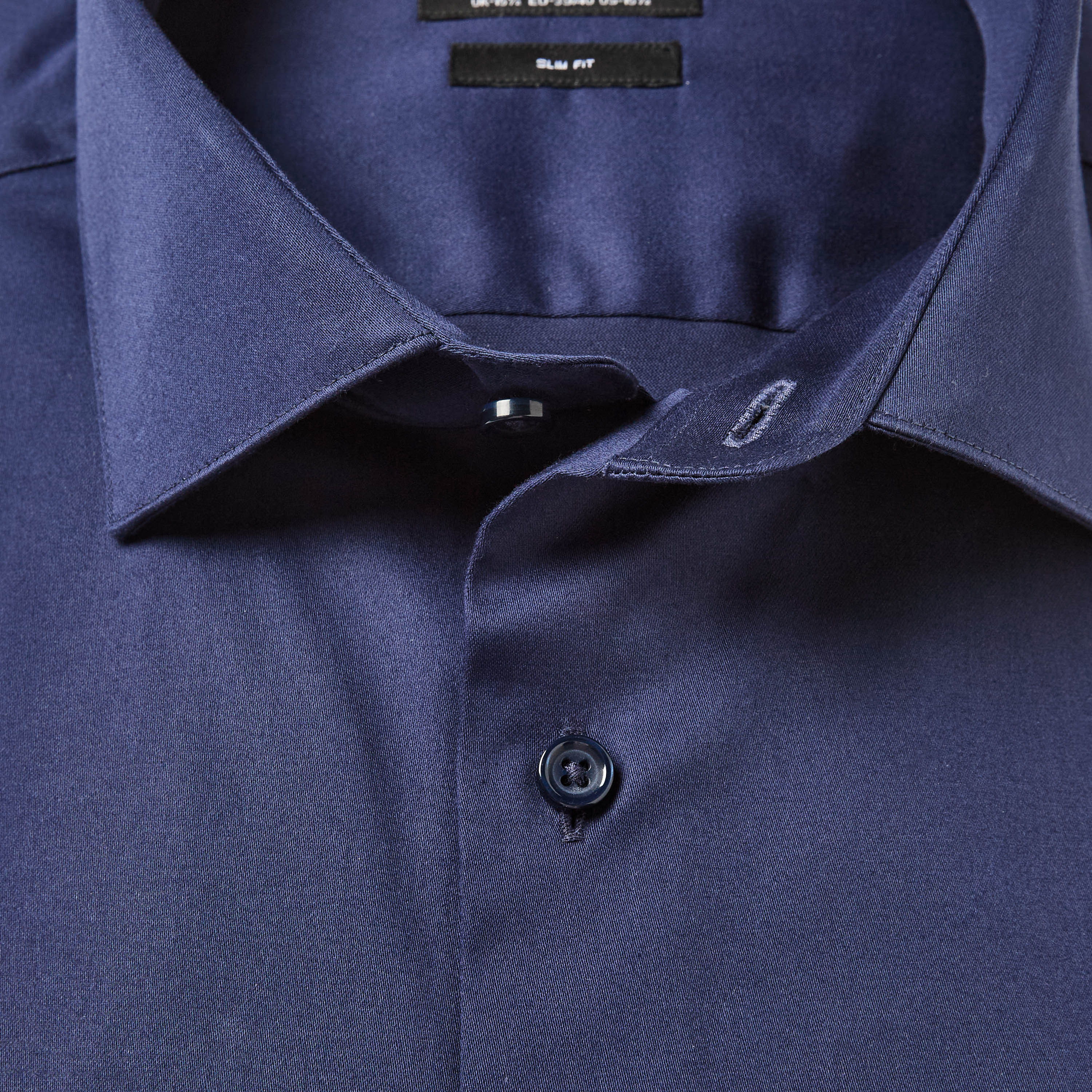 Men Slim Fit Collared Short Sleeve Shirt-men-clothing-shirts-image-6