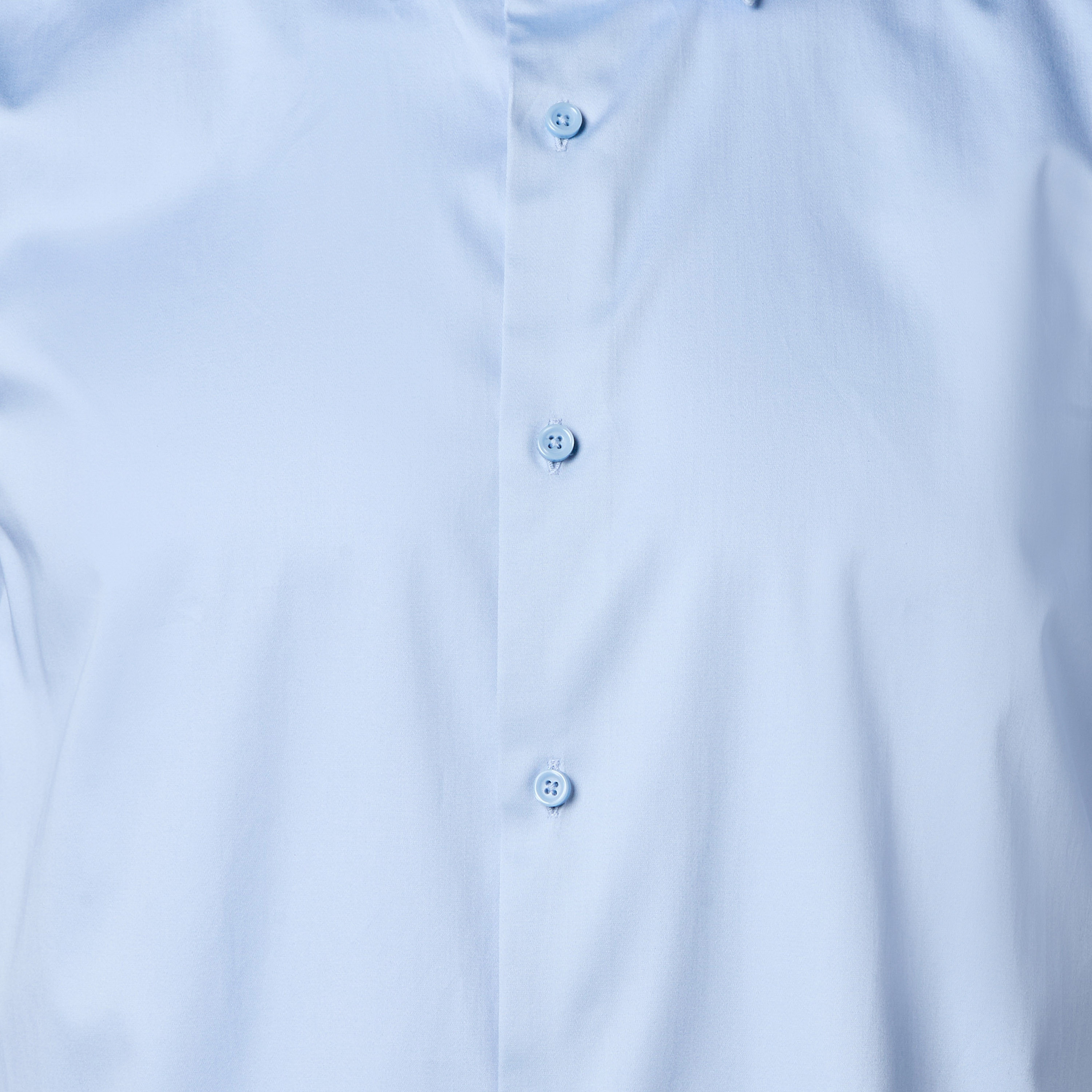 قميص بقصّة سليم وياقة عادية وأكمام قصيرة للرجال-men-clothing-shirts-image-2