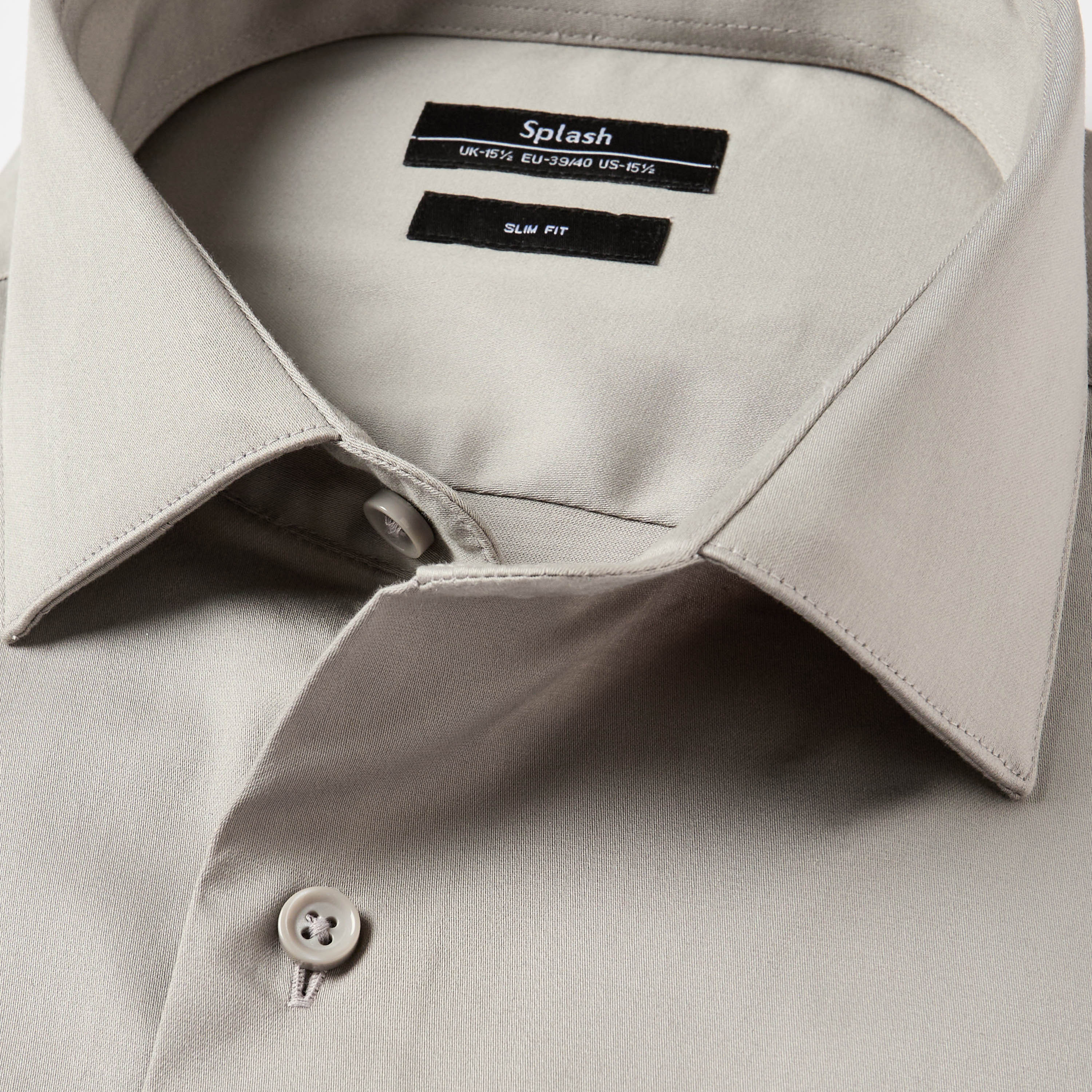 Men Slim Fit Collared Short Sleeve Shirt-men-clothing-shirts-image-2