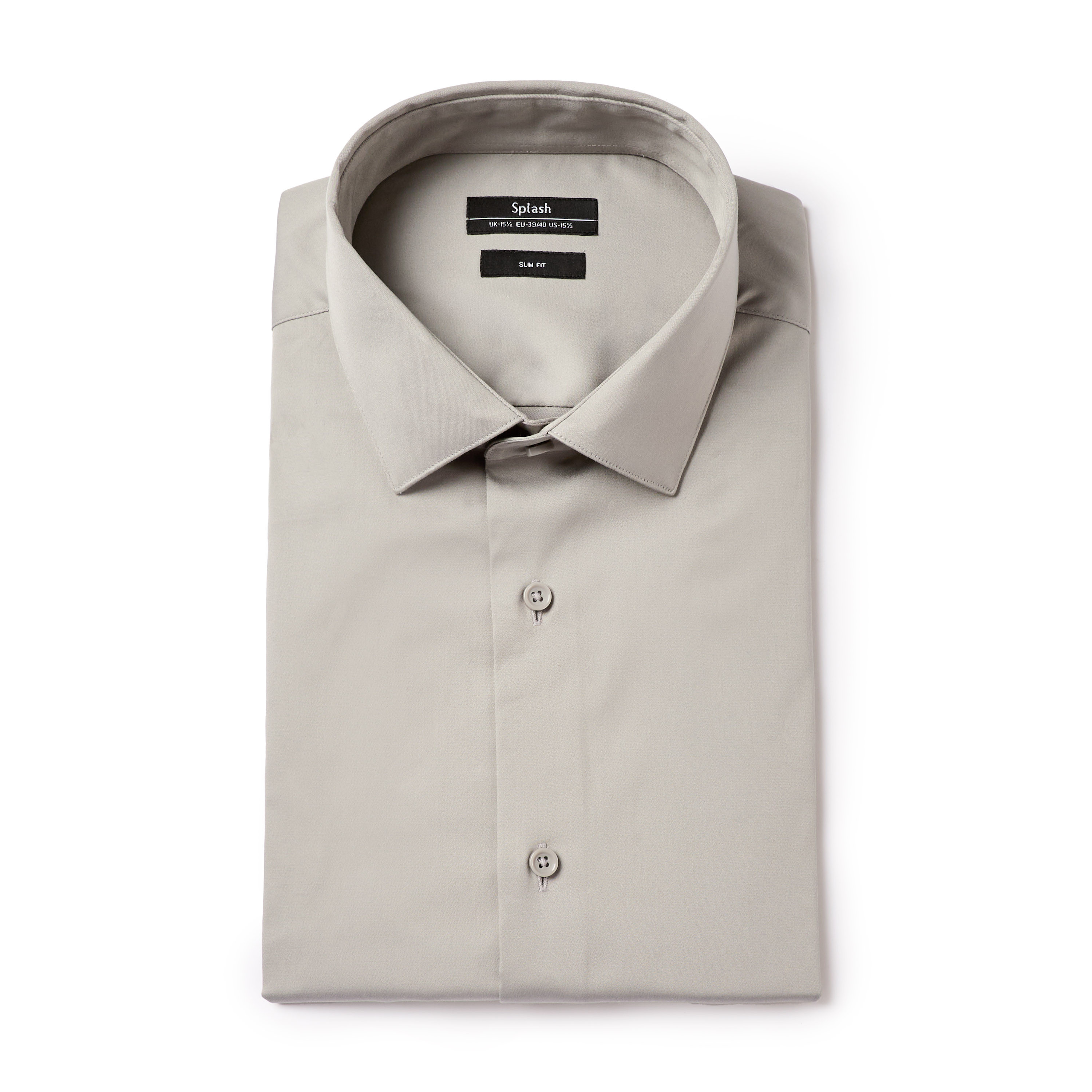 Men Slim Fit Collared Short Sleeve Shirt-men-clothing-shirts-image-5