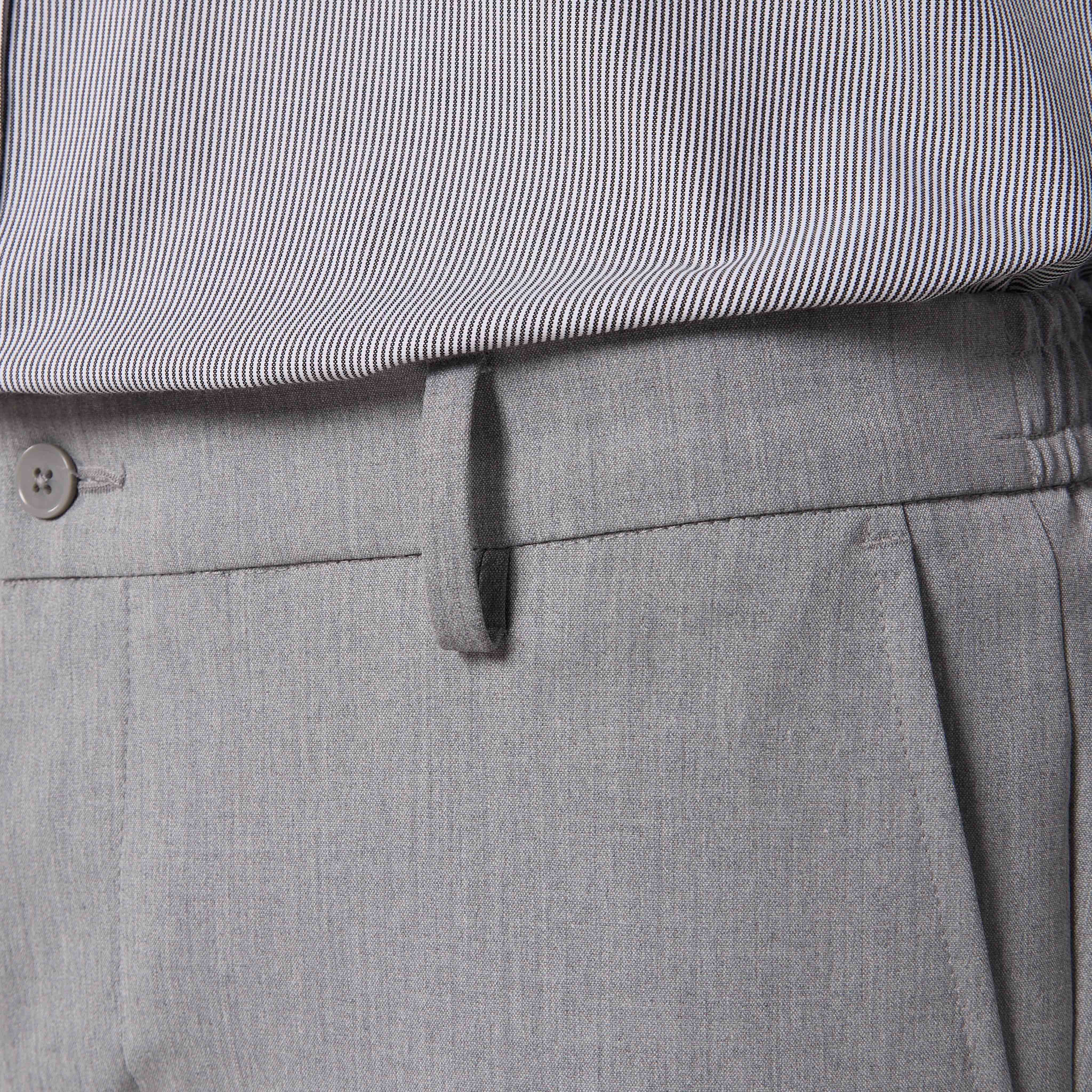 Regular Fit Bi-Stretch Flexi Waist Formal Trousers-men-clothing-bottoms-trousersandchinos-trousers-image-2