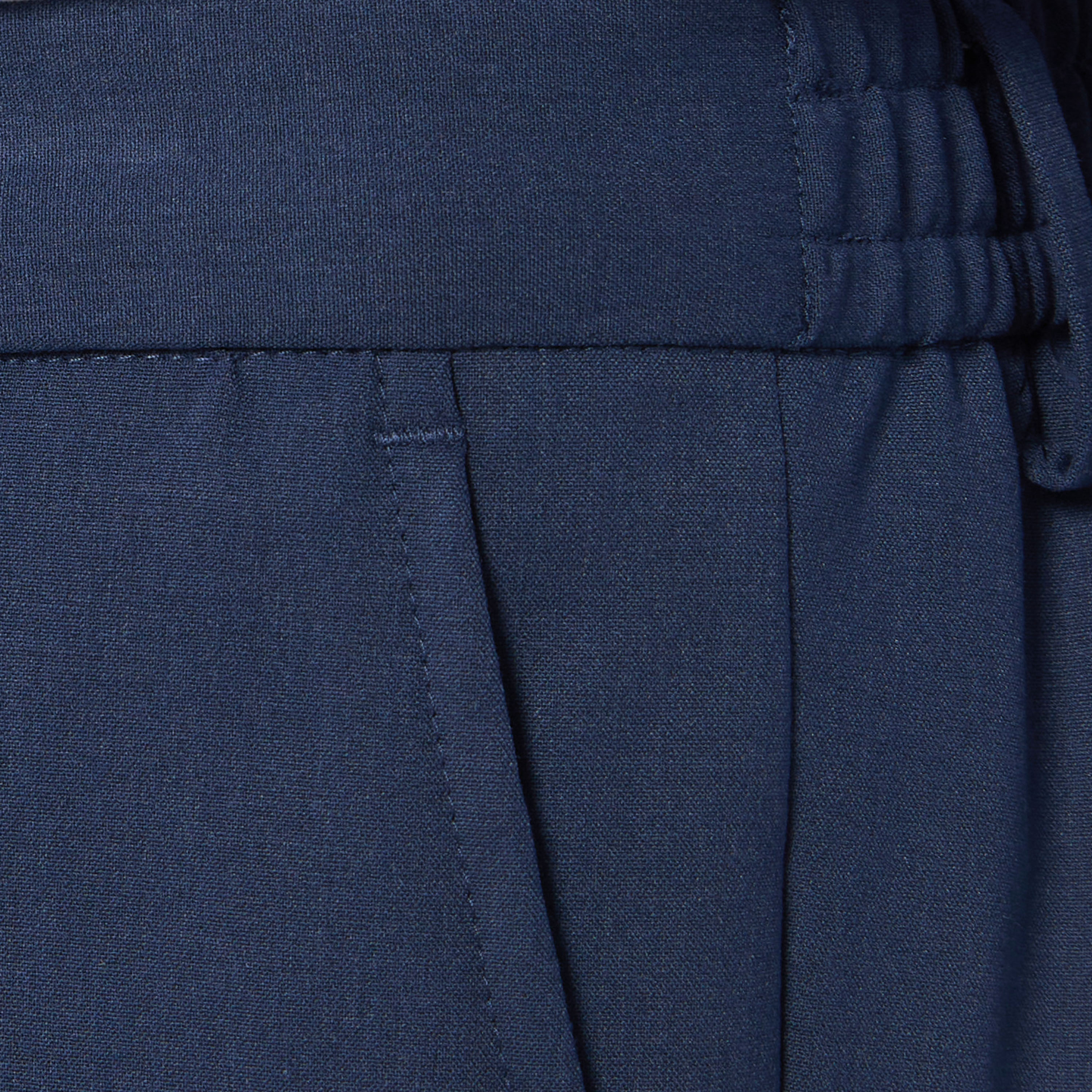 Regular Fit Bi-Stretch Flexi Waist Formal Trousers-men-clothing-bottoms-trousersandchinos-trousers-image-2