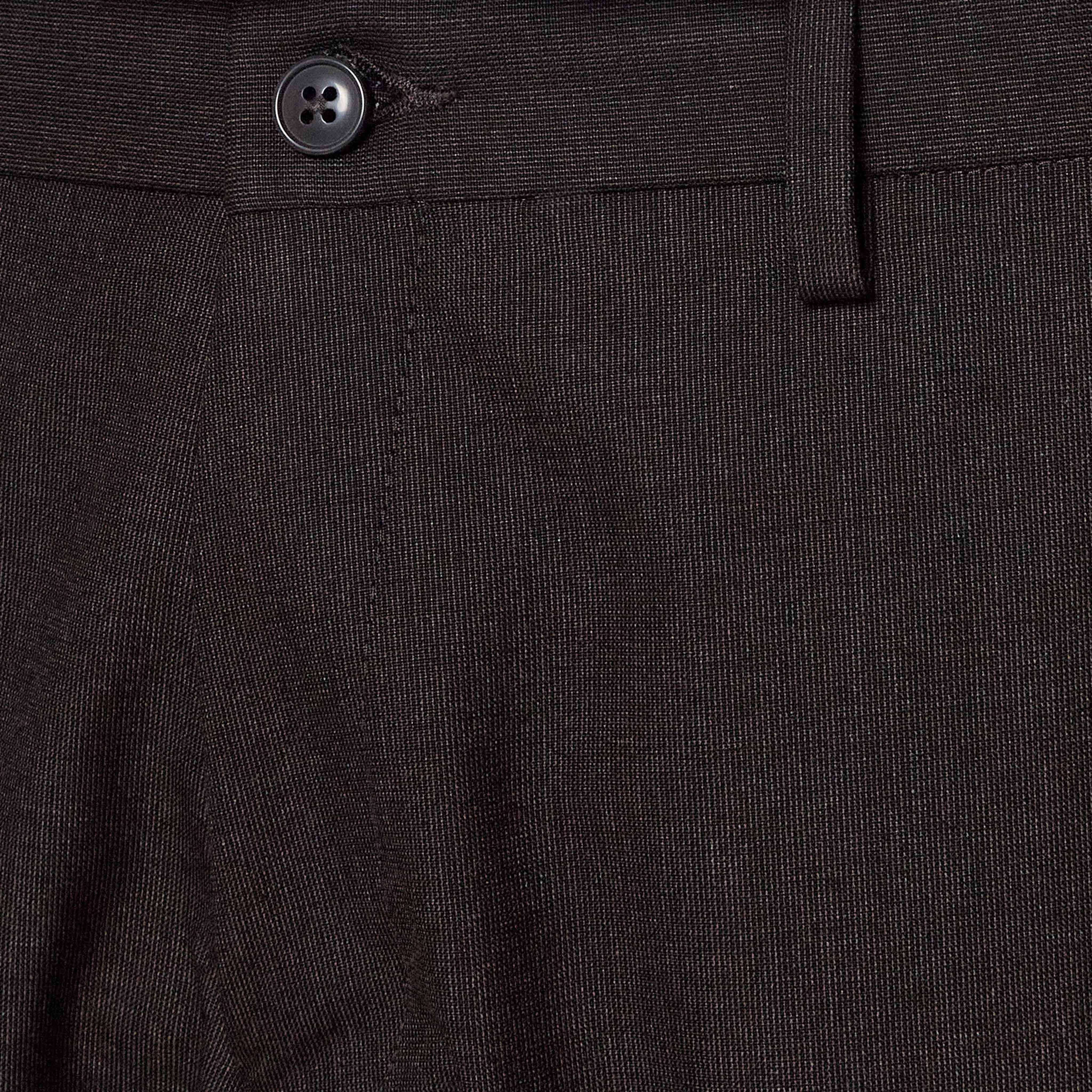 Slim Fit Flexi Waist Formal Trousers-men-clothing-bottoms-trousersandchinos-trousers-image-2