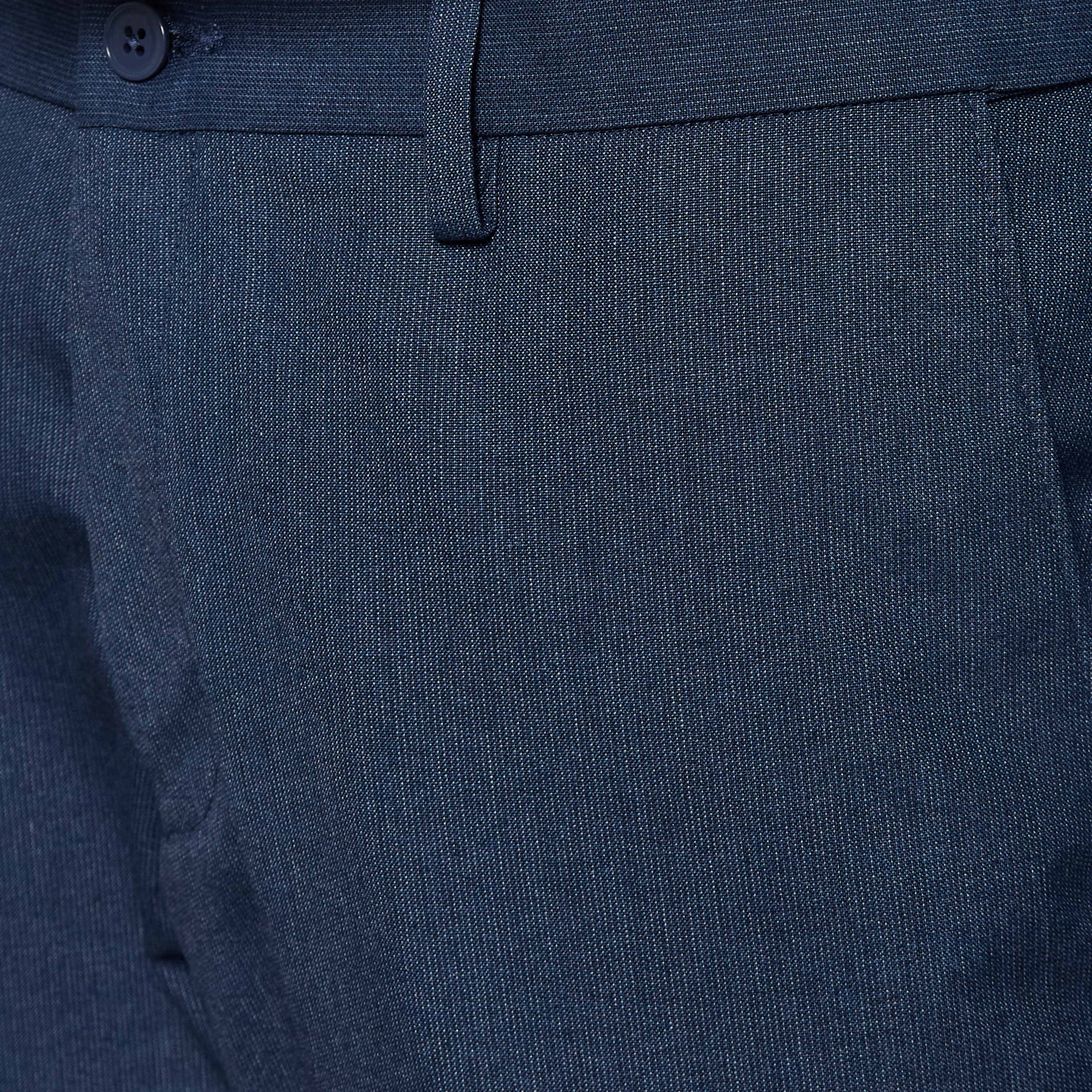 Slim Fit Flexi Waist Formal Trousers-men-clothing-bottoms-trousersandchinos-trousers-image-2