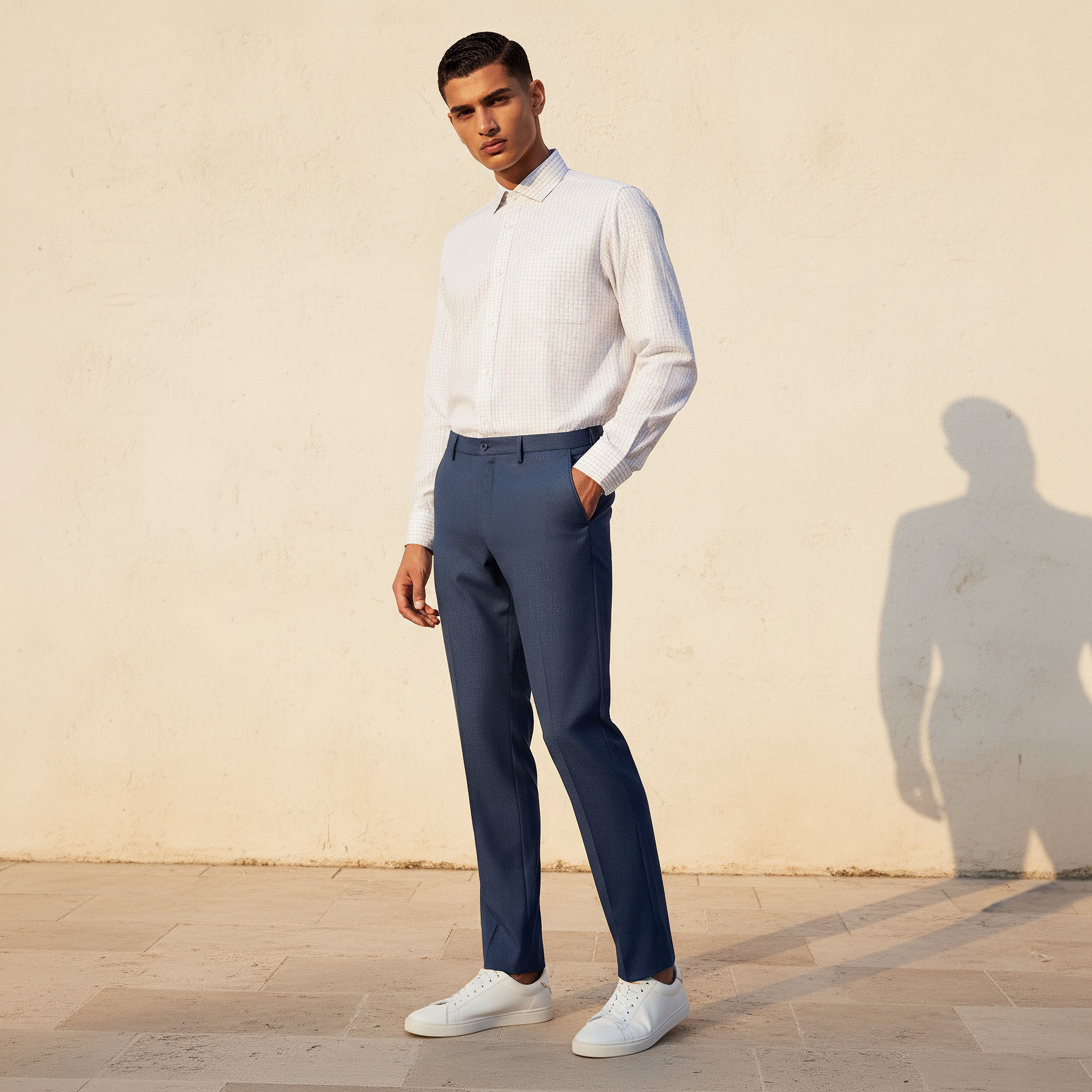 Slim Fit Flexi Waist Formal Trousers-men-clothing-bottoms-trousersandchinos-trousers-image-3