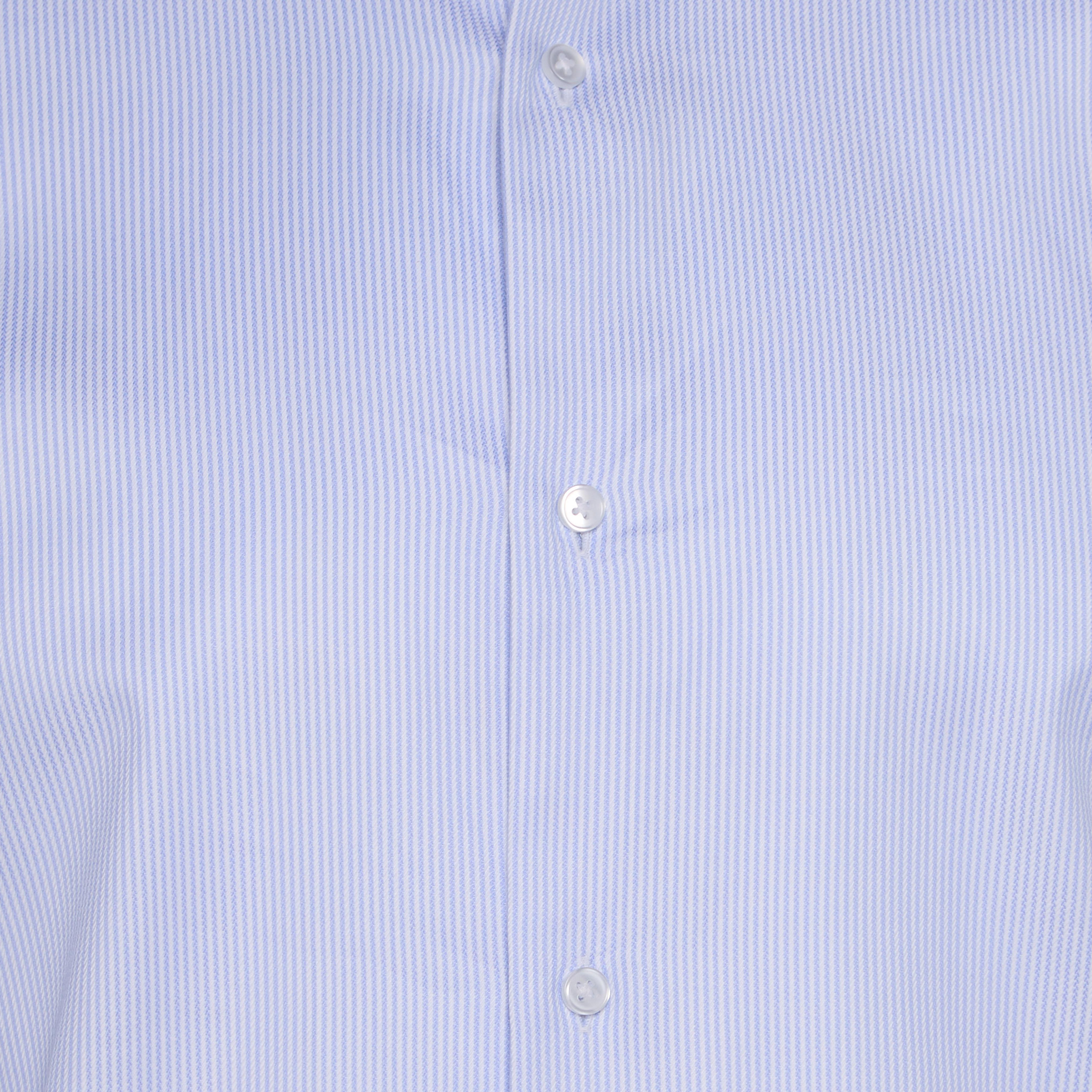 قميص مقلم بقصة سليم وياقة وأكمام طويلة للرجال-men-clothing-shirts-image-2