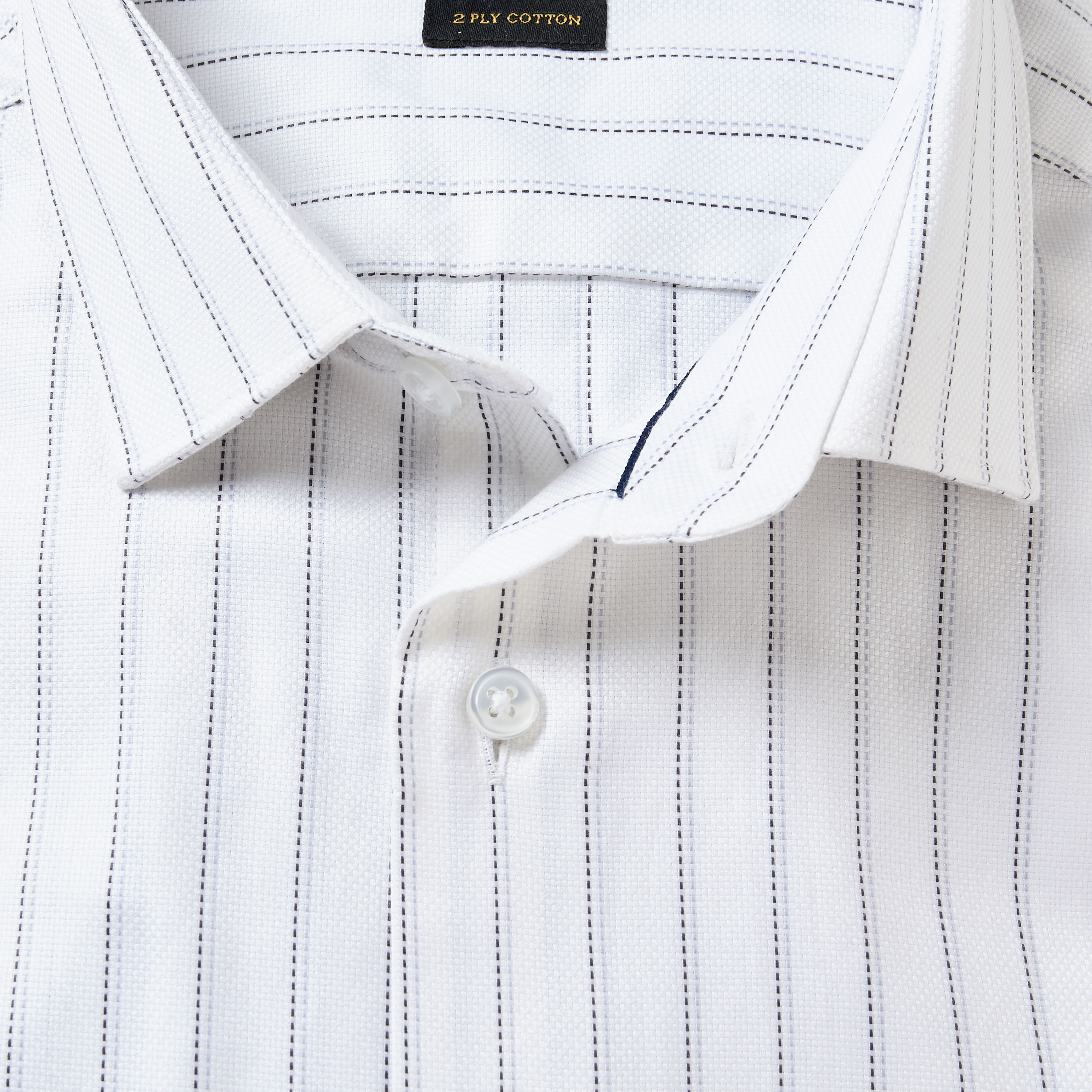 قميص مقلم بقصة عادية وياقة وأكمام طويلة للرجال-men-clothing-shirts-image-7