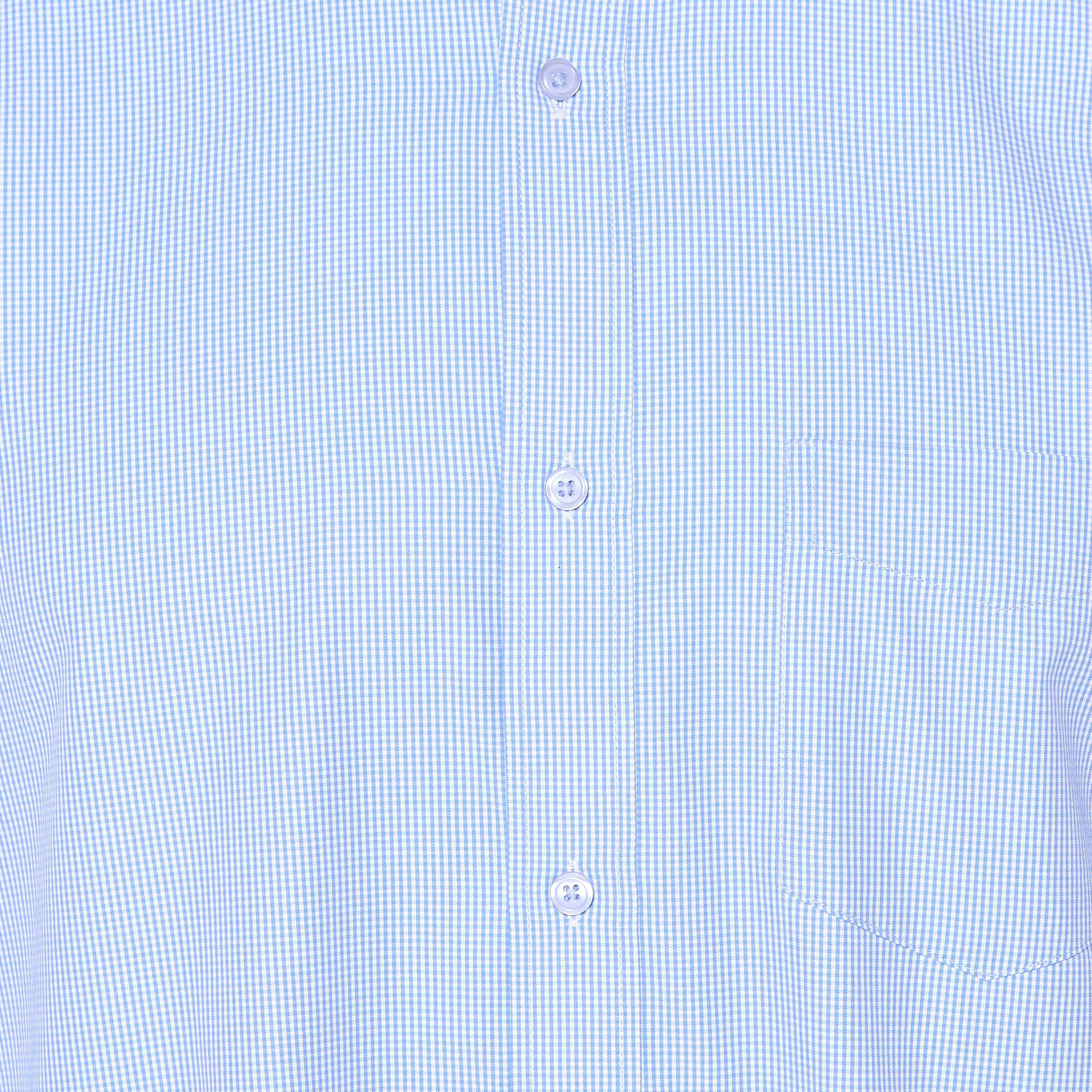 Men Regular Fit Collared Checked Long Sleeves Shirt-men-clothing-shirts-image-2