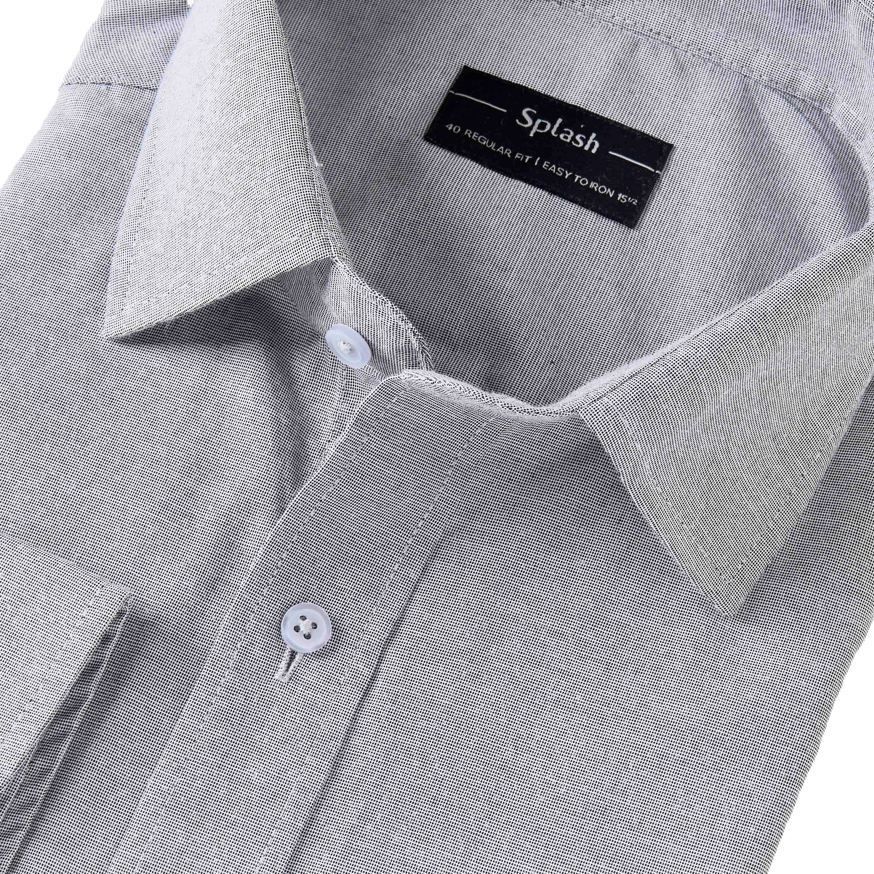قميص فيلافيل كاروهات بقصة عادية وأكمام طويلة-men-clothing-shirts-image-2