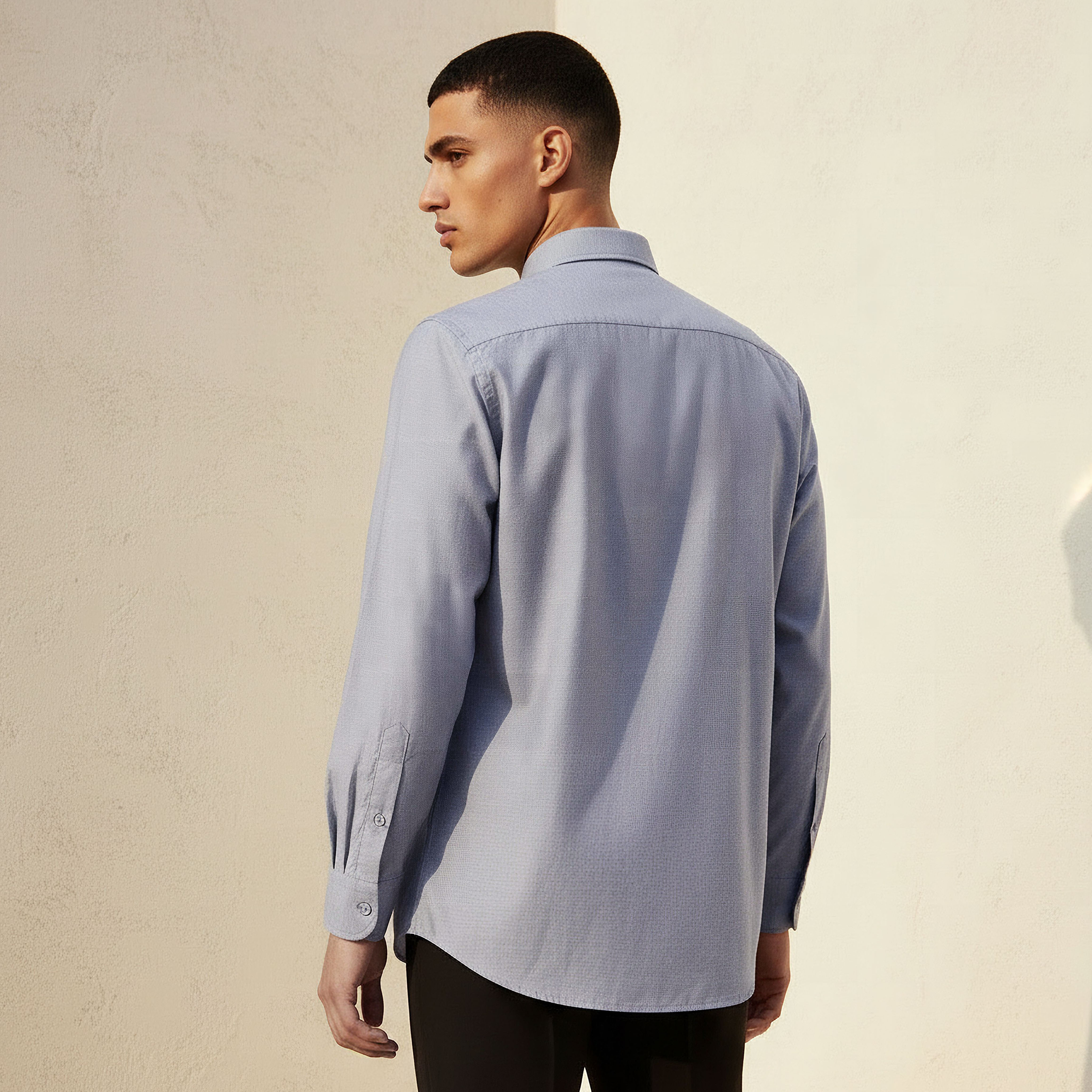 قميص فيلافيل كاروهات بقصة عادية وأكمام طويلة-men-clothing-shirts-image-3