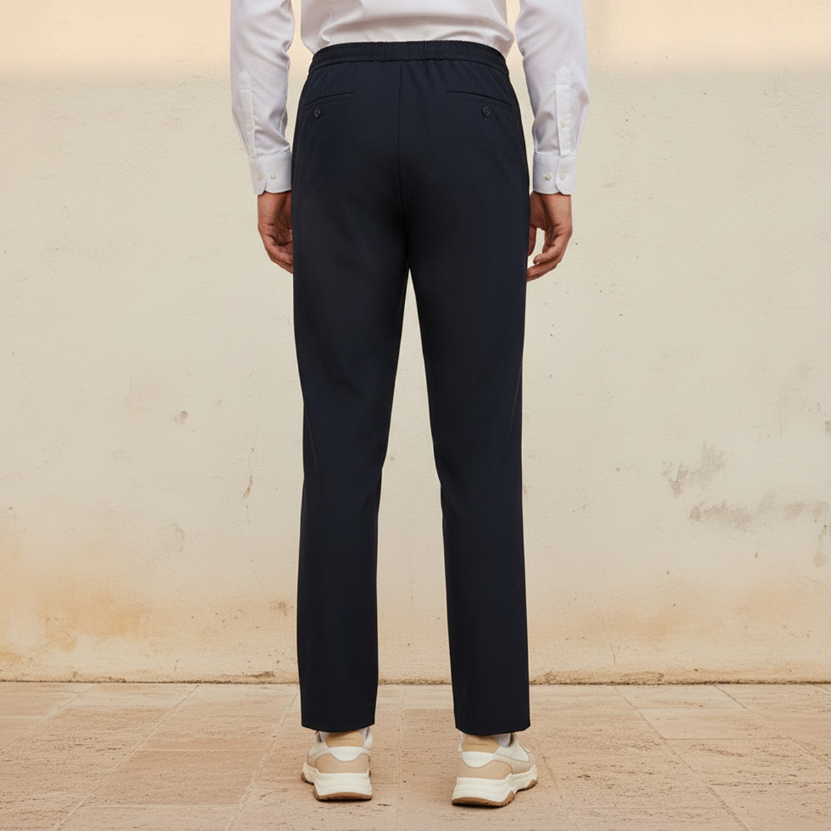 Regular Fit Flexi Waist Formal Trousers-men-clothing-bottoms-trousersandchinos-trousers-image-4