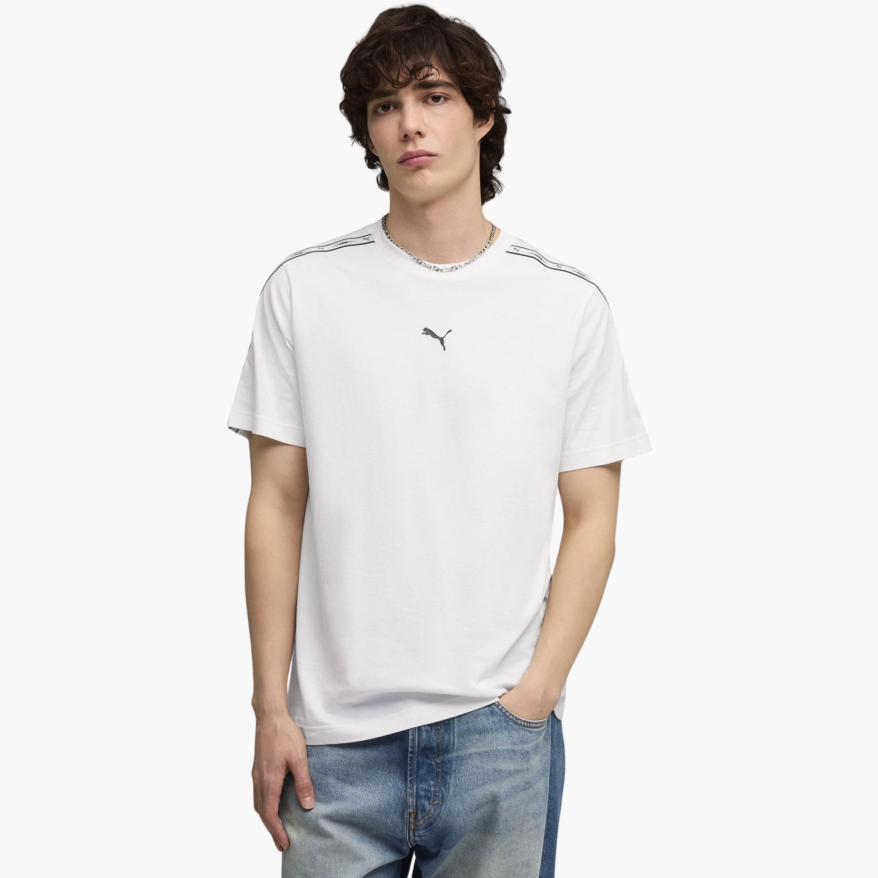 Puma Men ESS TAPE Logo Short Sleeves Tee-men-clothing-sportswearandactivewear-tshirtsandpolos-image-1