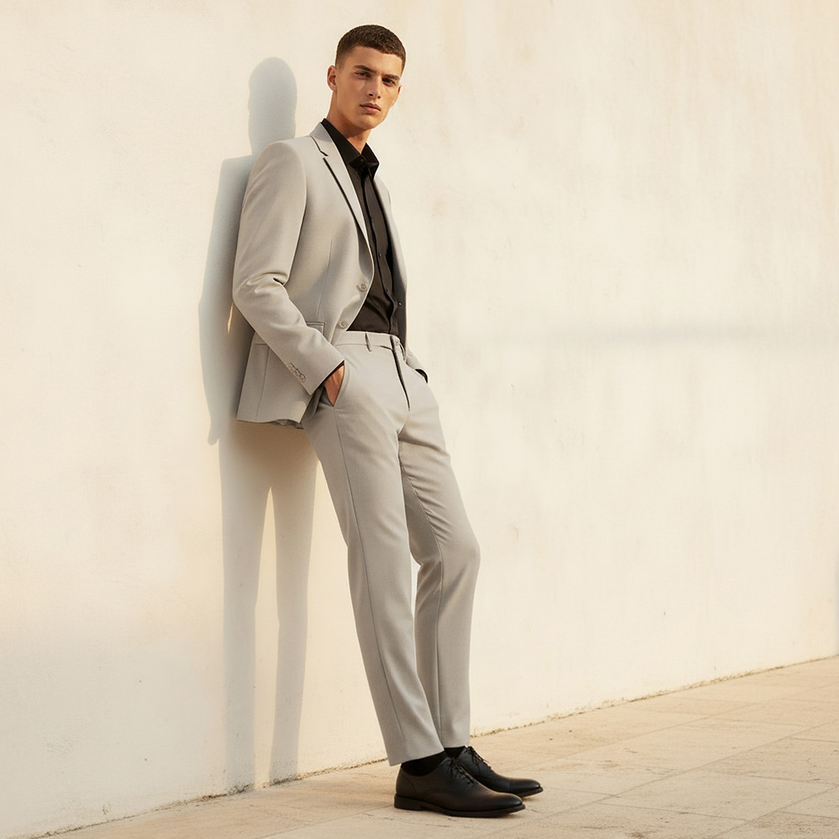 Men Regular Fit Notch Lapel Blazer-men-clothing-jacketsandblazers-blazers-image-3