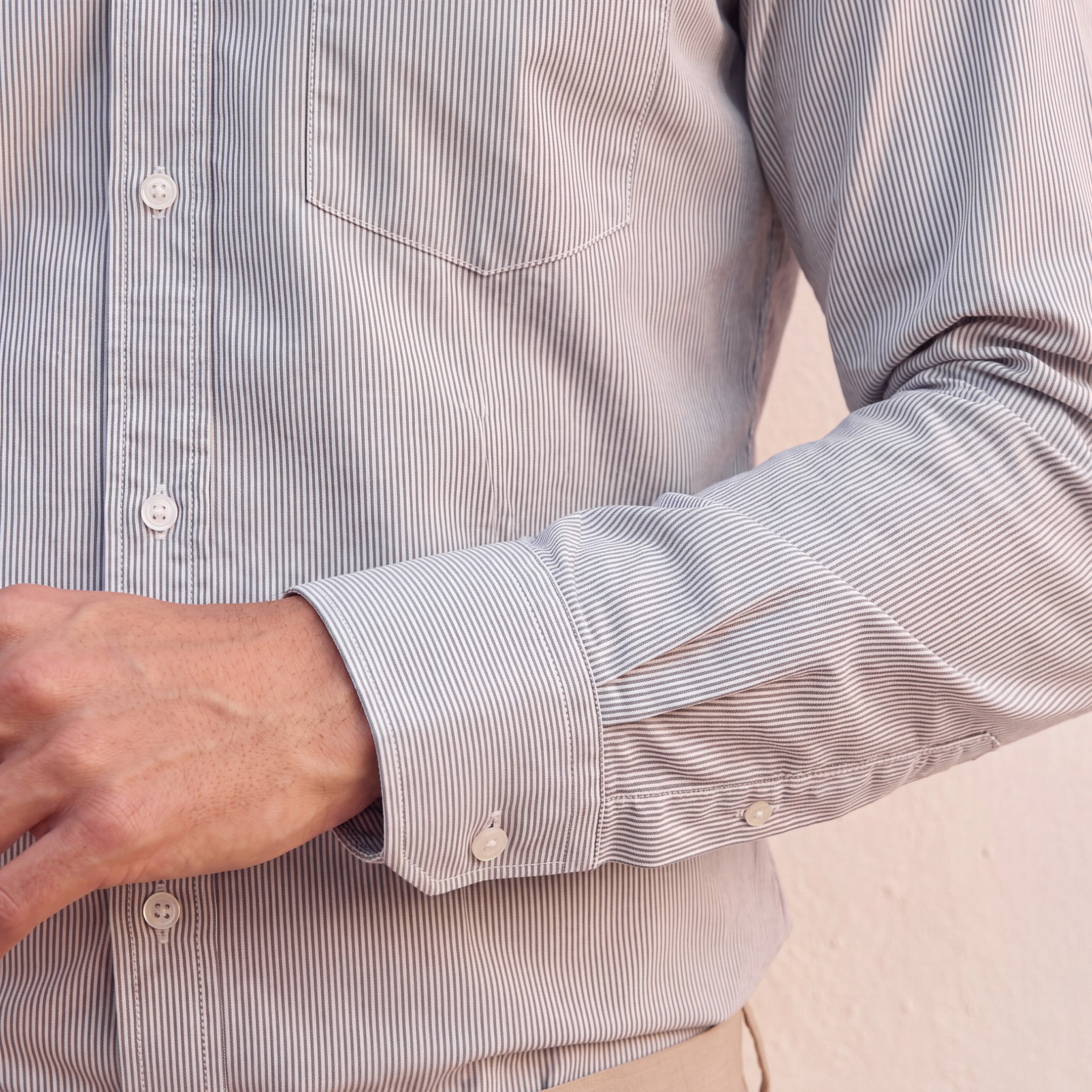 Regular Fit Collared Striped Long Sleeves Shirt-men-clothing-shirts-image-6